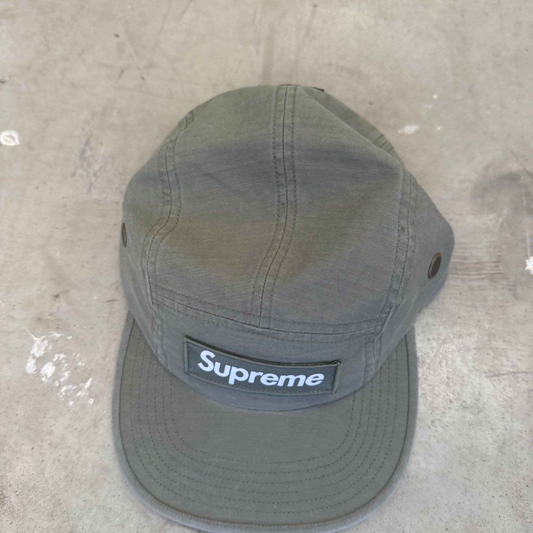 Supreme Olive Camp Cap