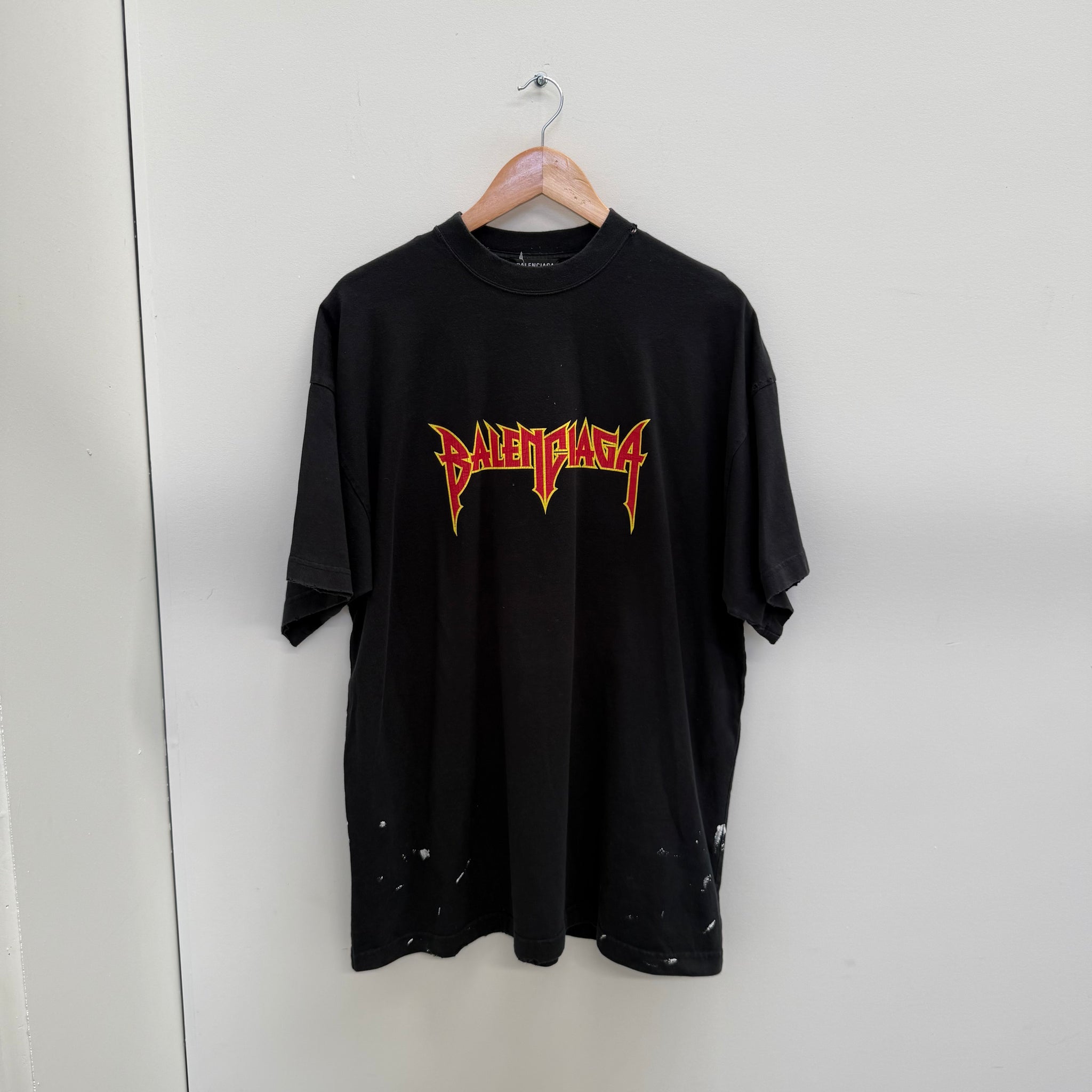 Balenciaga Metal Logo T Shirt (fits L-XL)