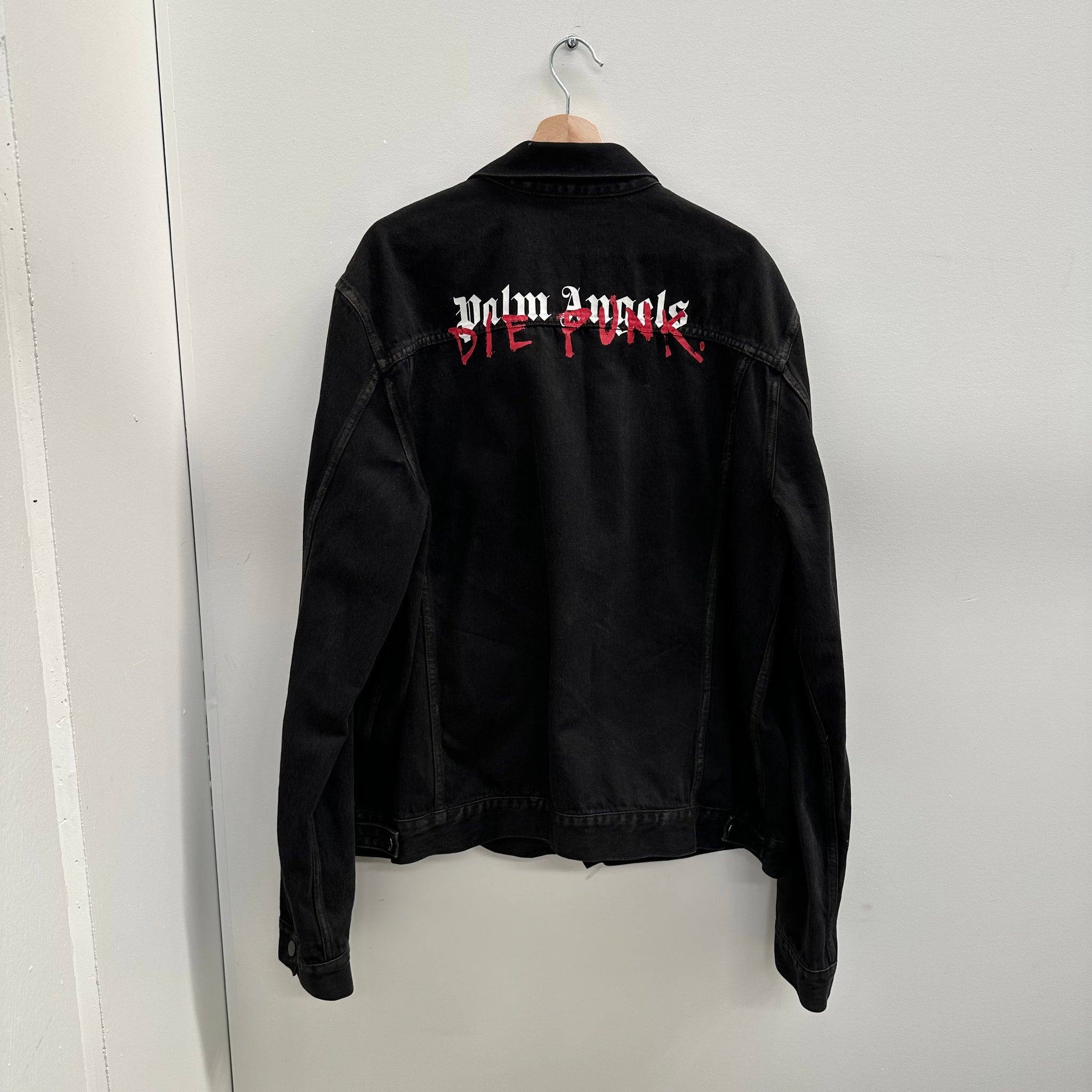 Palm Angels Black Playboi Carti Edition Denim Die Punk Jacket (Size XXL)