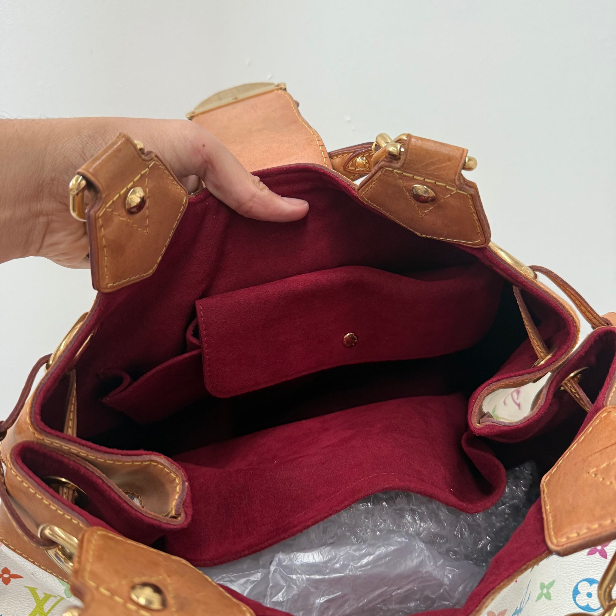 Louis Vuitton Takashi Murakami Ursula Hand Bag White