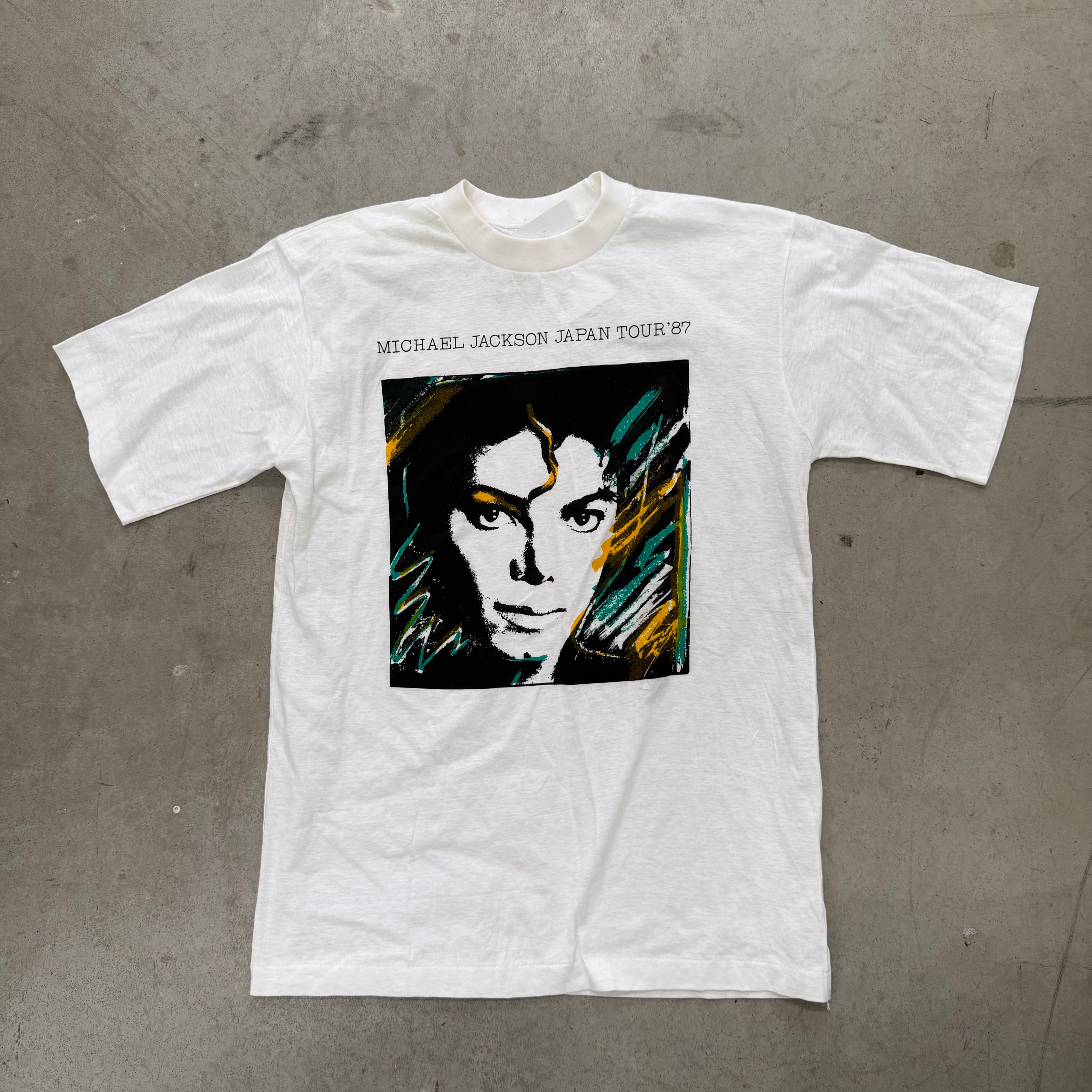 Michael Jackson 1987 Japan Tour Double Sided T Shirt (fits S-M