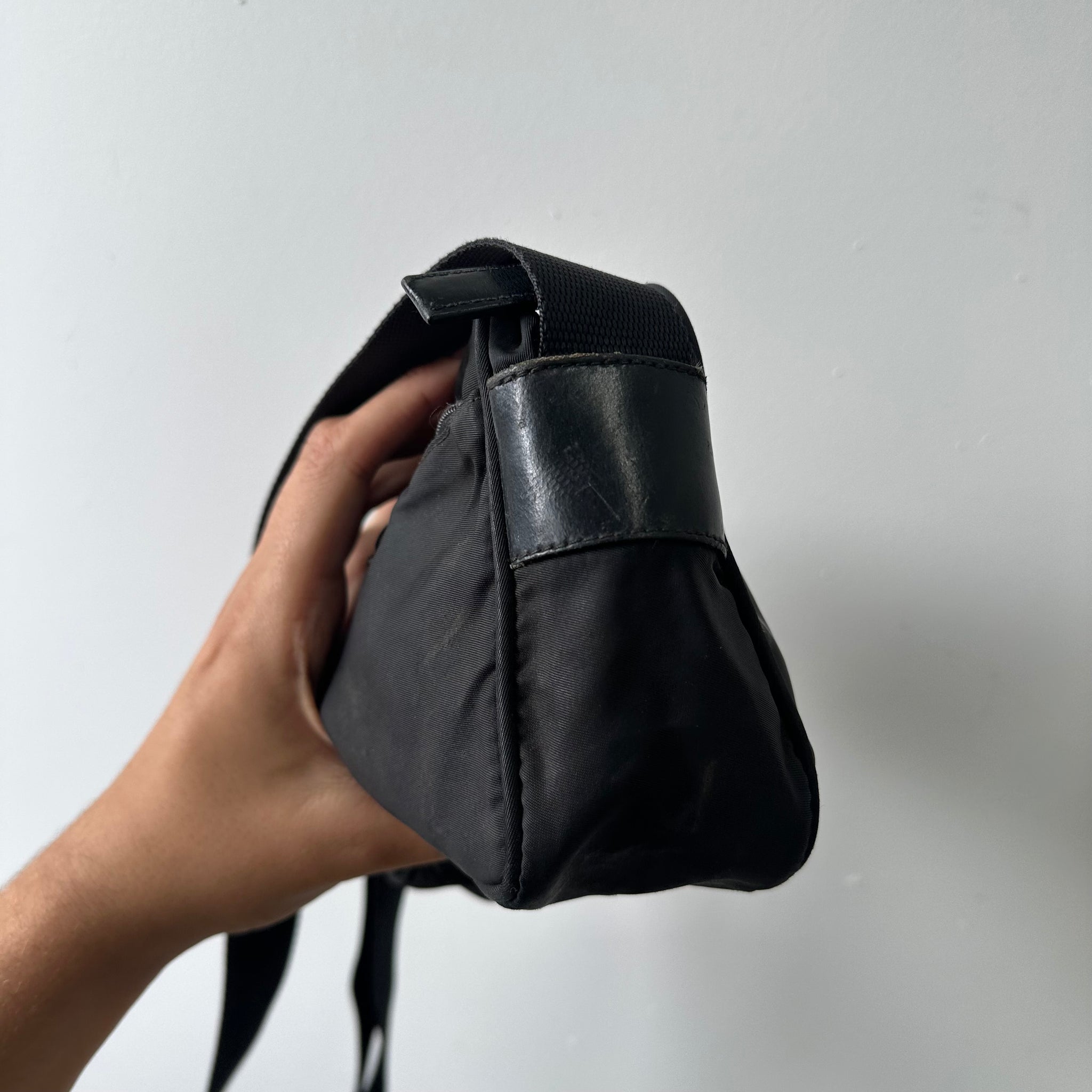 Prada Black Messenger/Crossbody Bag