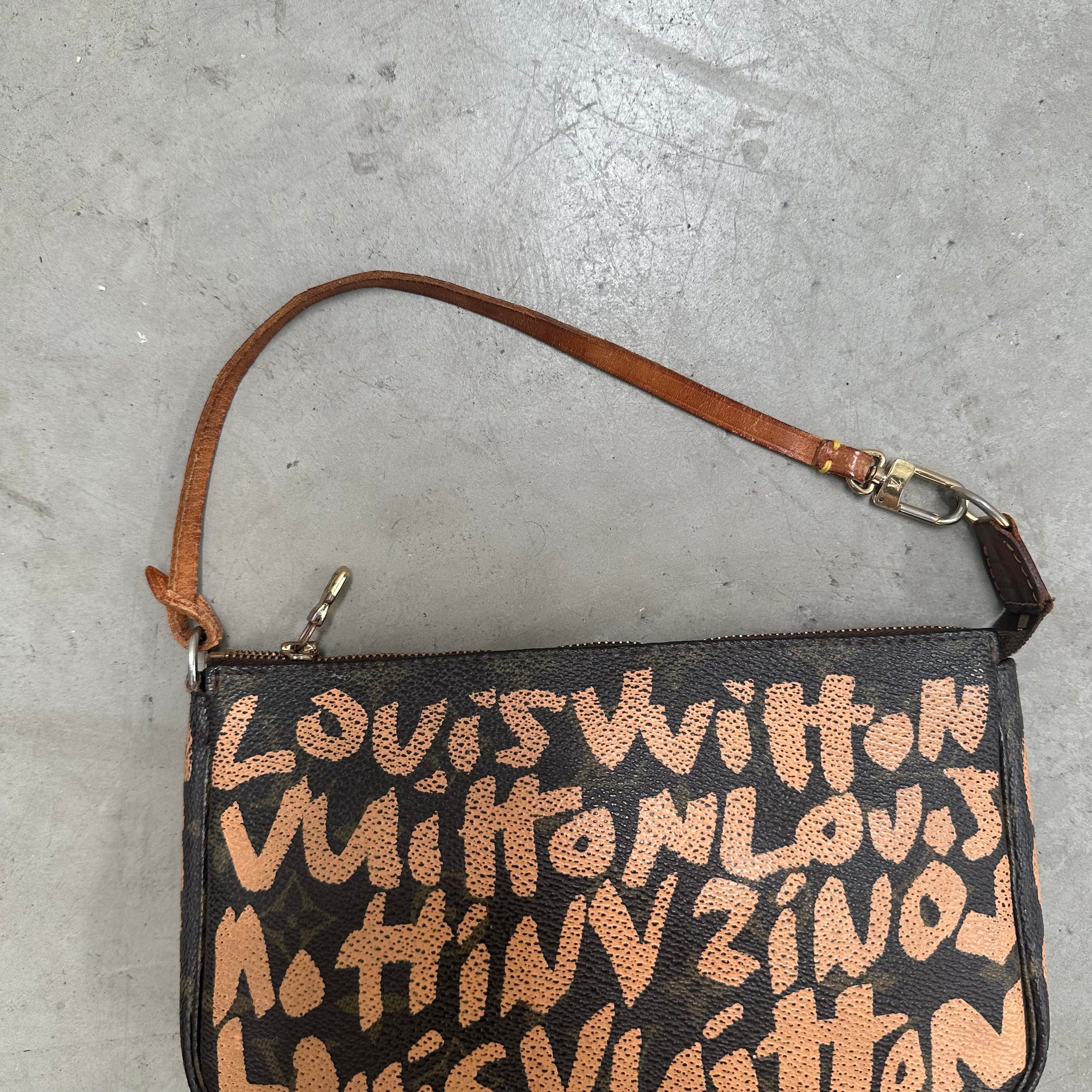 Louis Vuitton X Stephen Sprouse Graffiti Monogram Pochette Bag