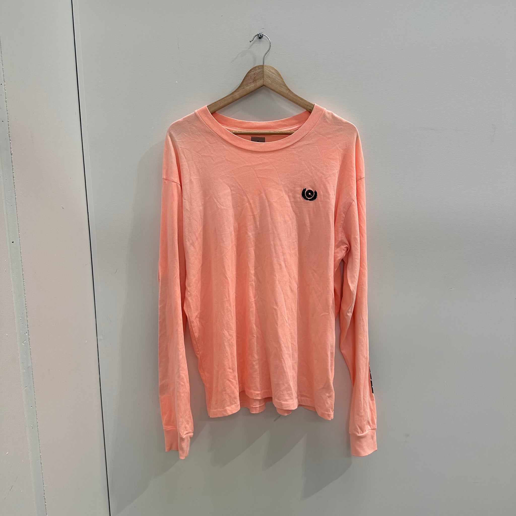 Yeezy Calabasas Neon Orange Long Sleeve Tshirt (Size M)