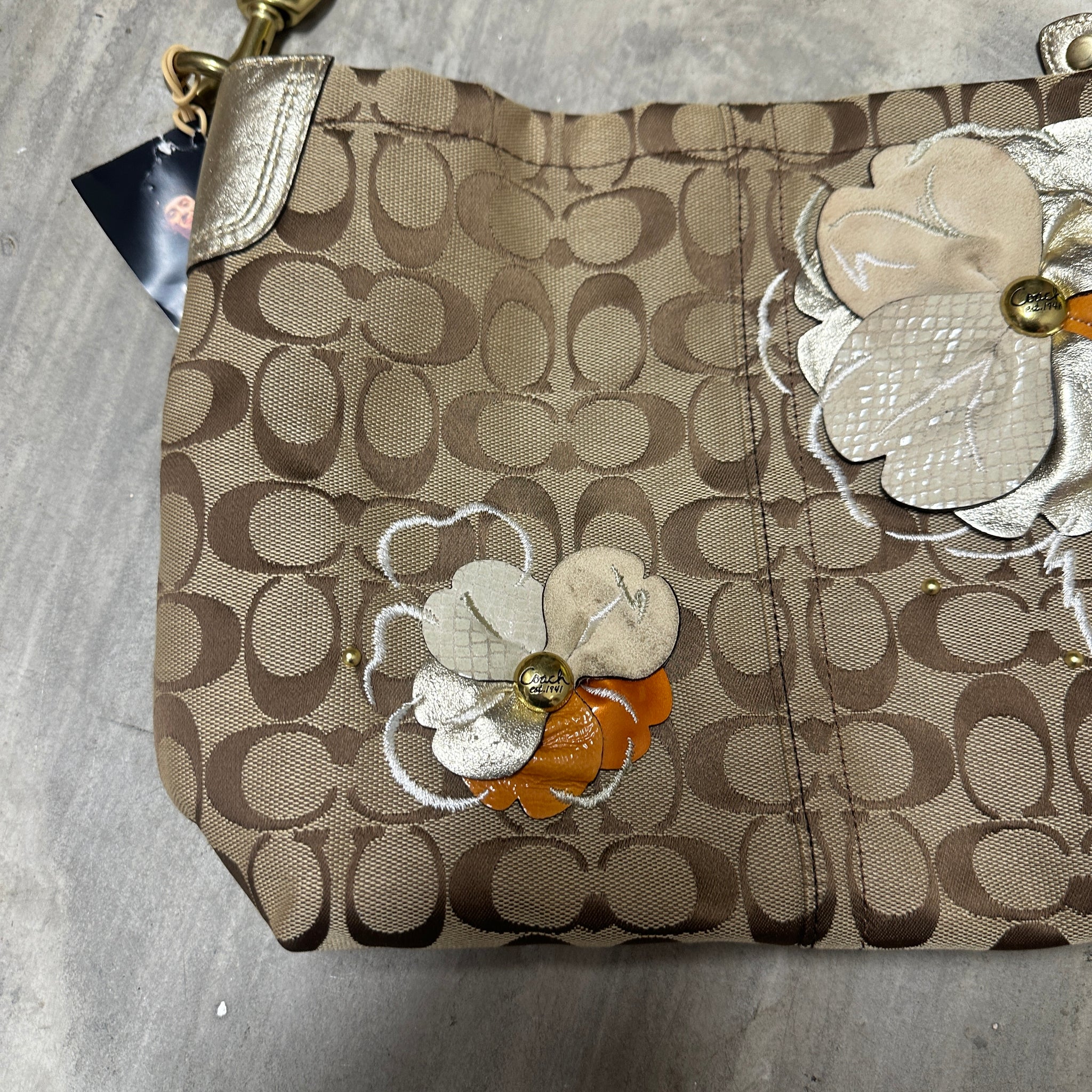 Coach Flower Shoulder Bag