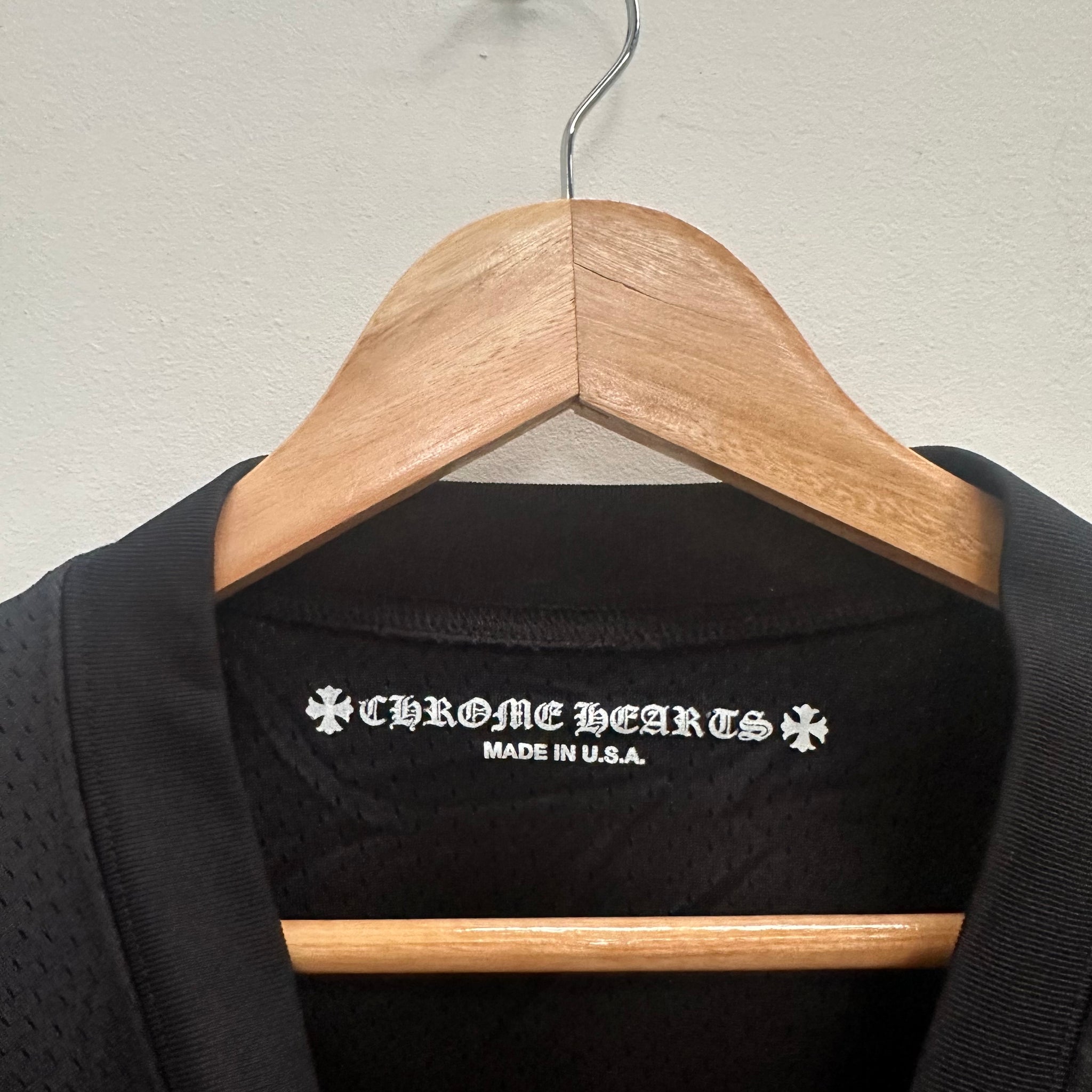 Chrome Hearts Stadium Mesh L/S Black Jersey Size M