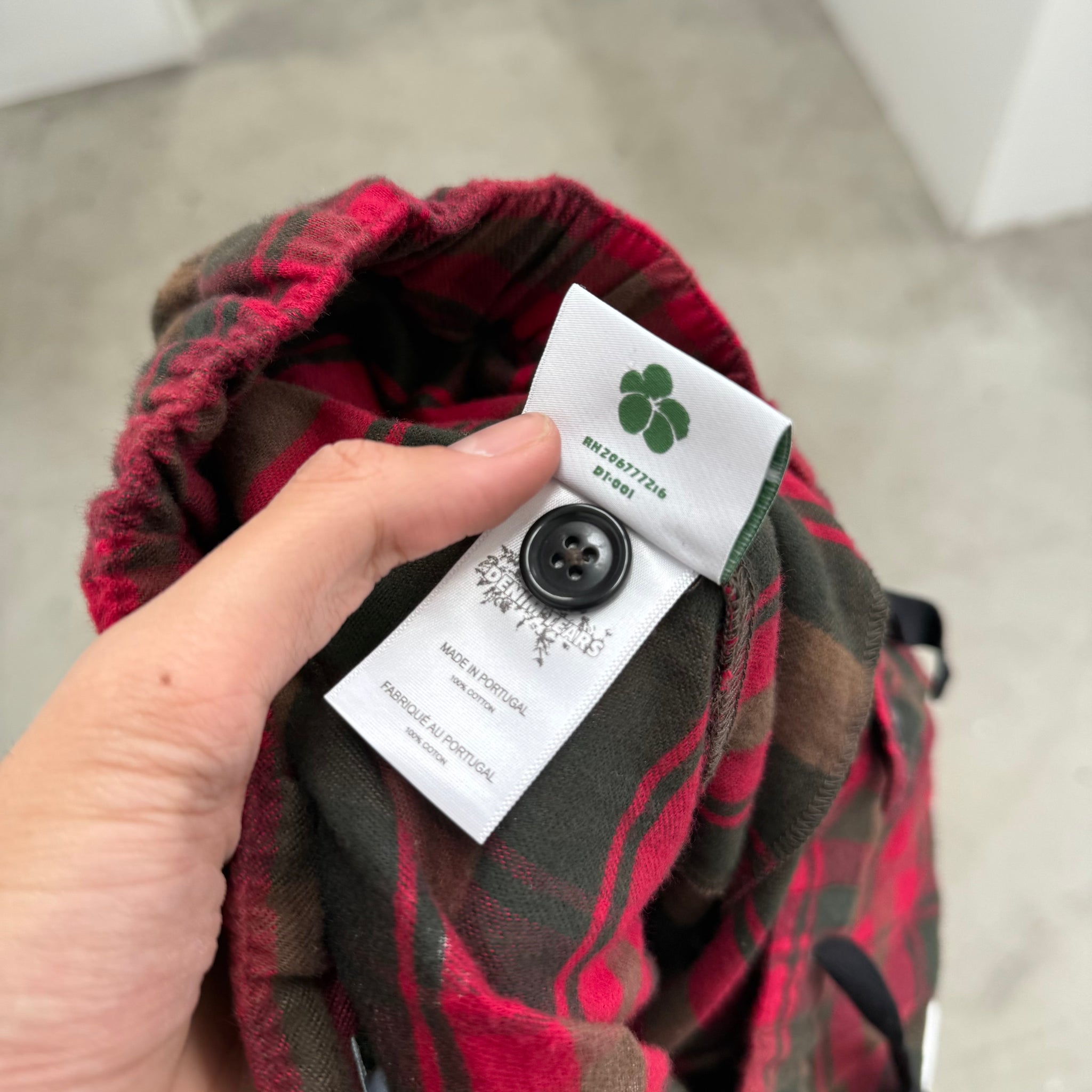Denim Tears Wreath Pajama Pants 'Red' (Size S)