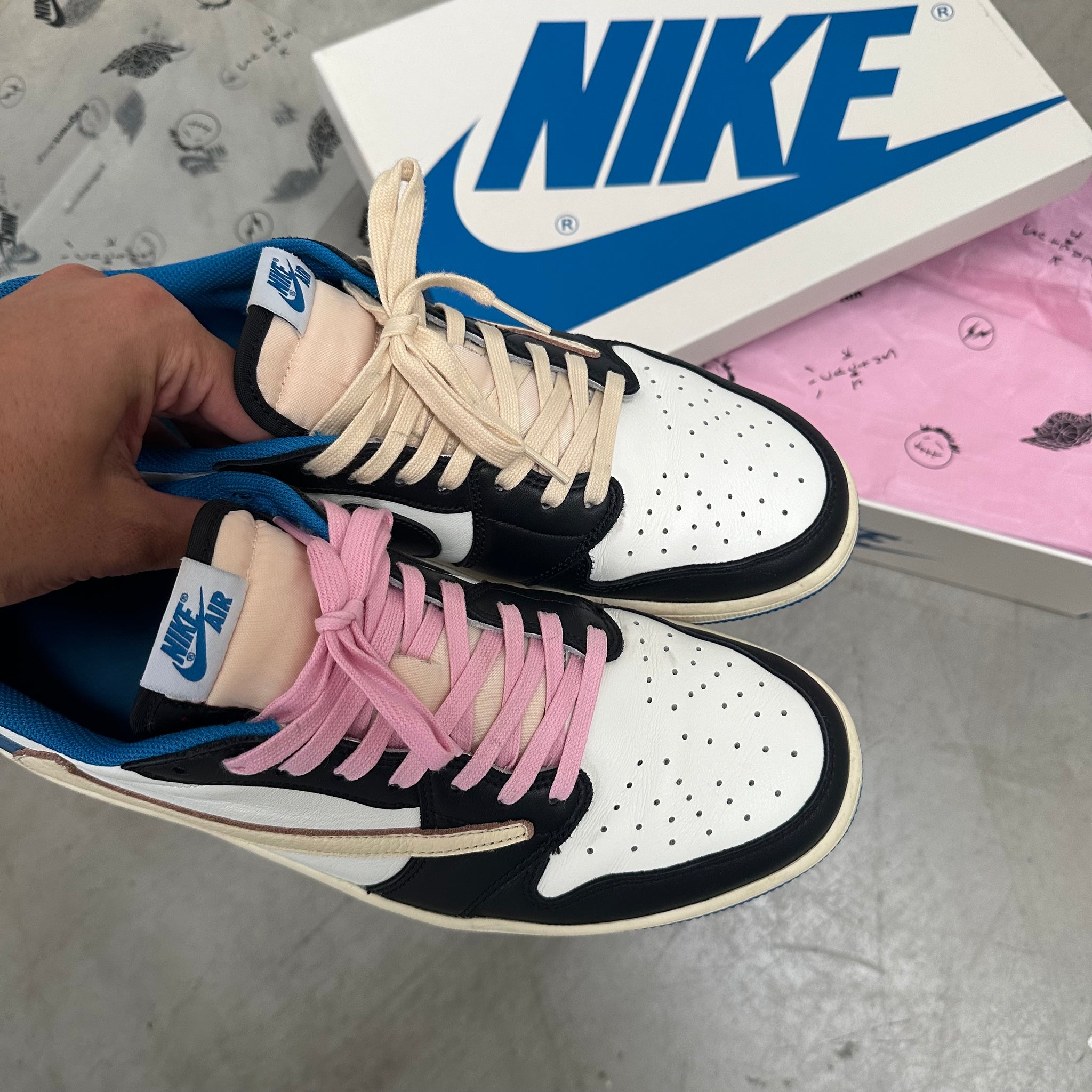Nike Jordan 1 Retro Low OG SP Fragment x Travis Scott (US12)