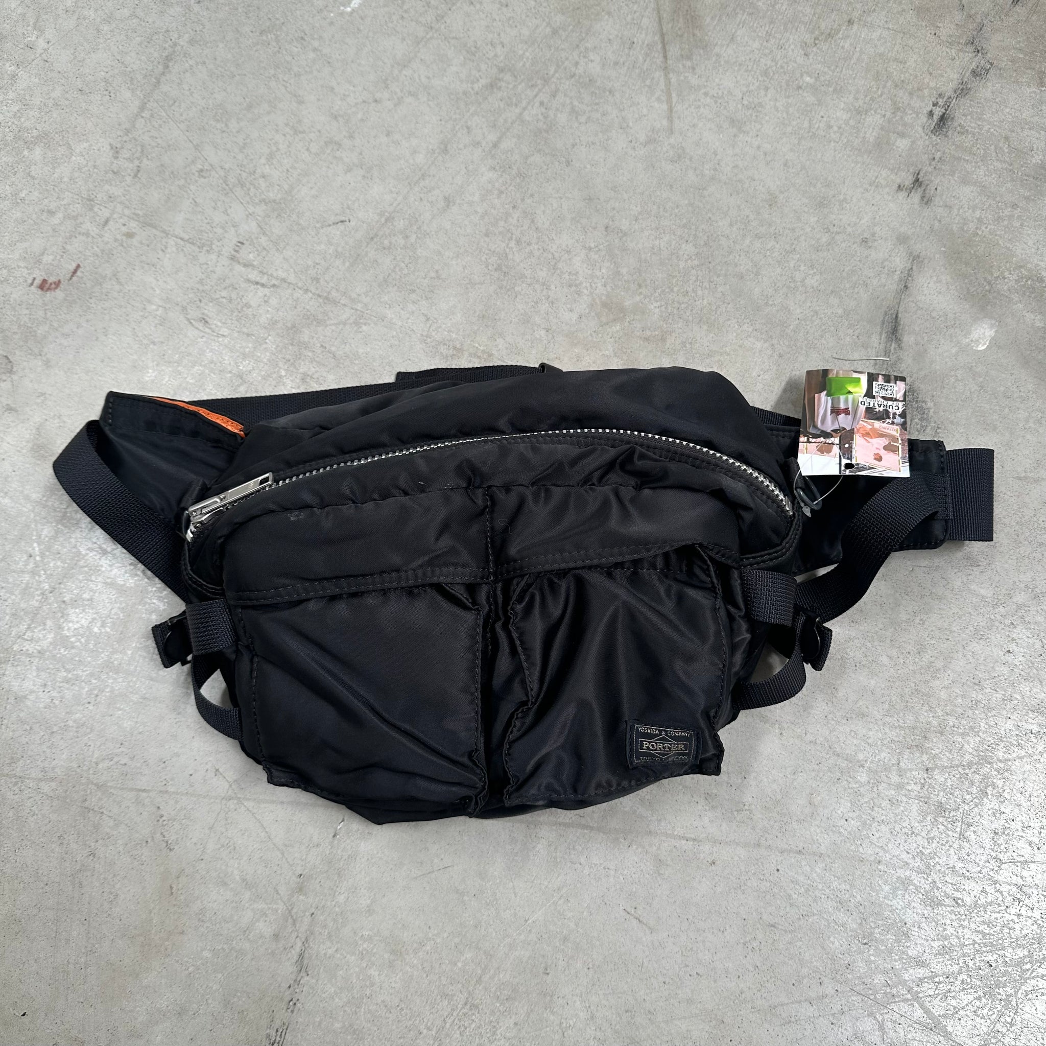 Porter Yoshida Japan Tanker Waist / Bum Bag Black