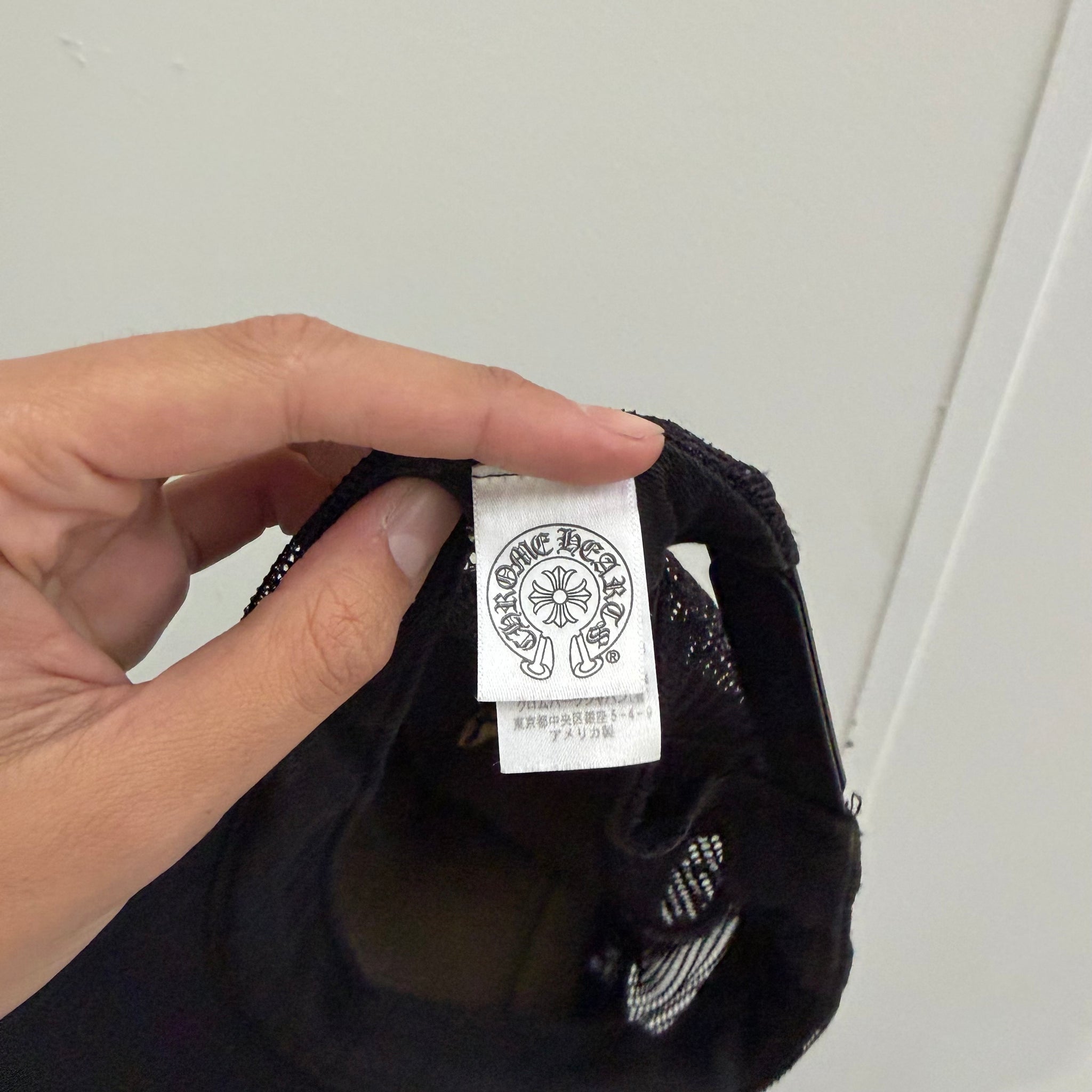 Chrome Hearts CH Hollywood Trucker Hat Black/Black