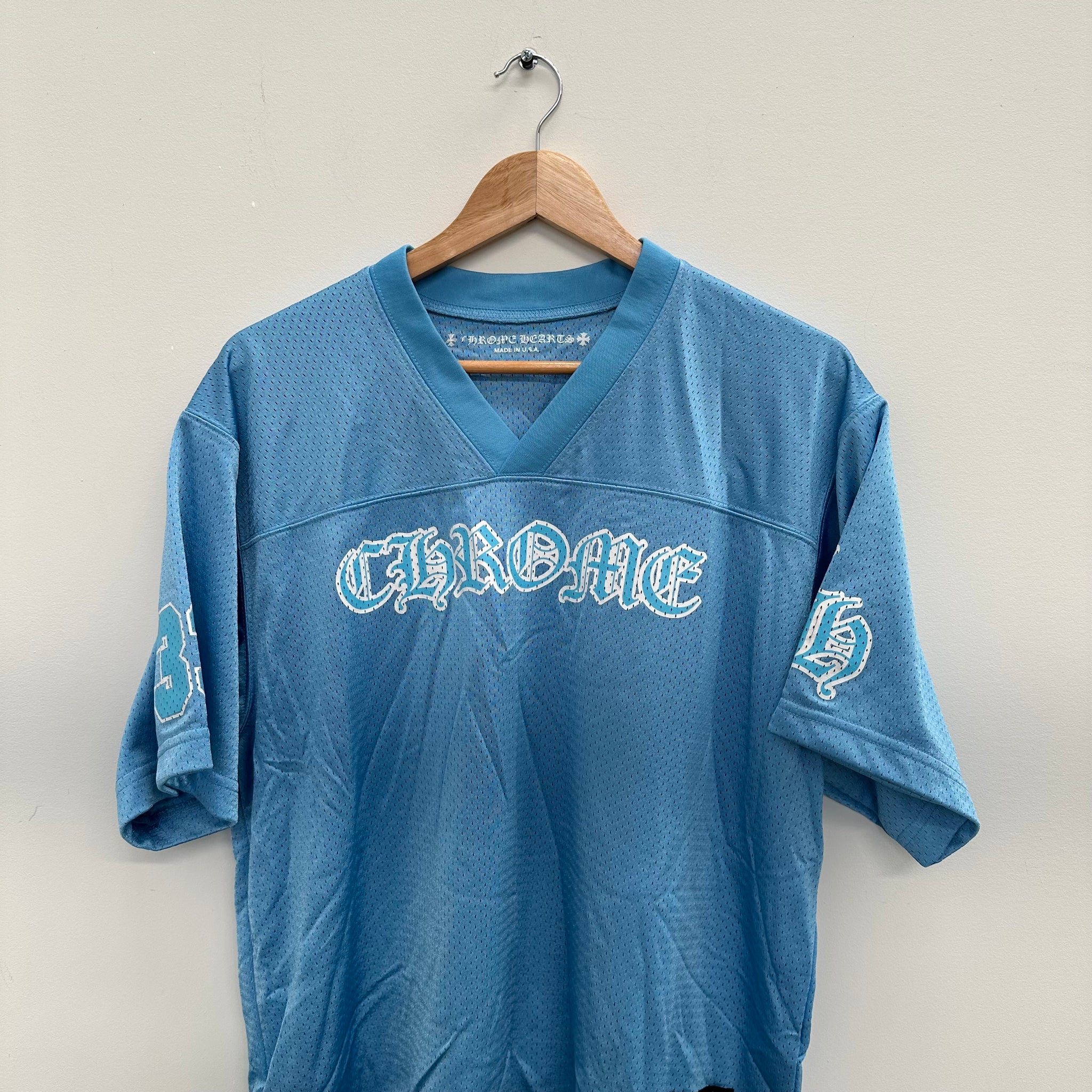 Chrome Hearts Stadium Mesh Blue Tshirt Jersey (Size M)