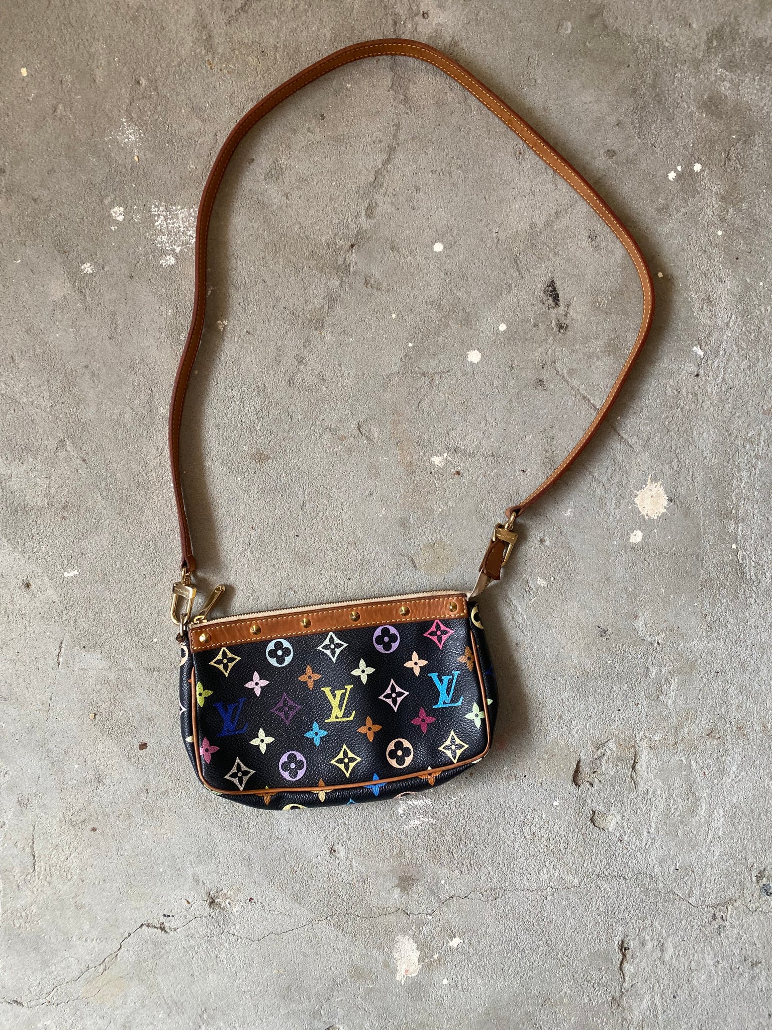 Louis Vuitton Takashi Murakami Pochette Multicolour/Black