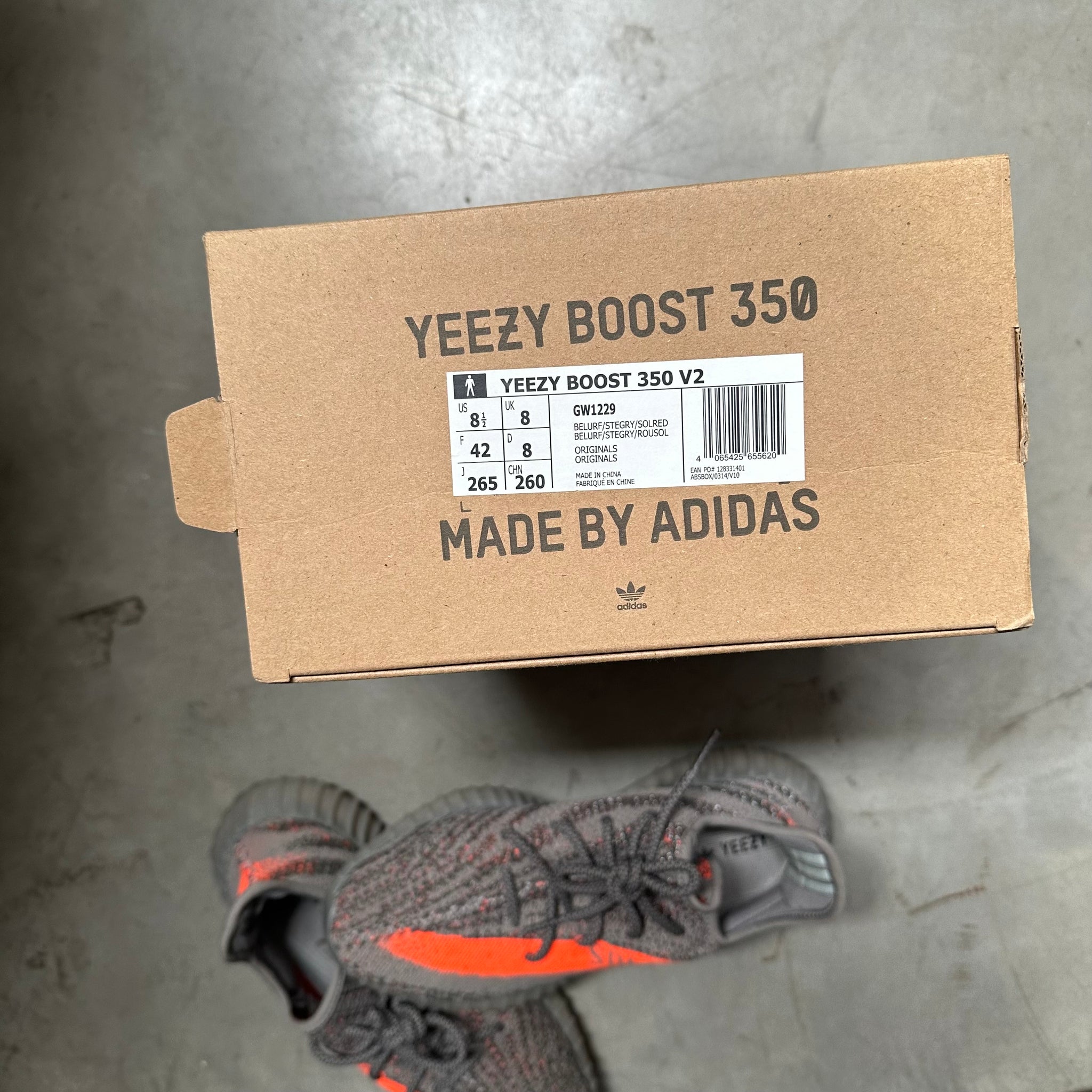 Adidas Yeezy Boost 350 V2 Beluga US8.5