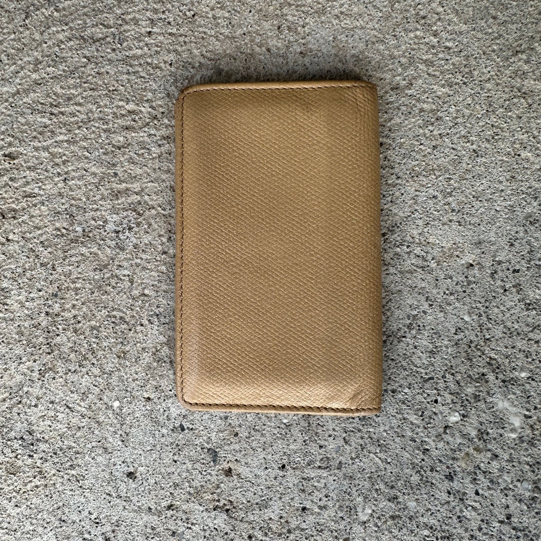 Chanel CC Logo Light Brown Pocket Organiser