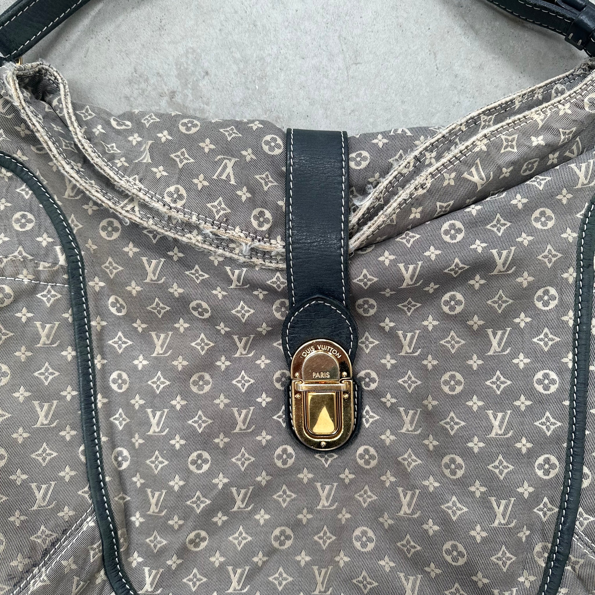 Louis Vuitton Denim Romance Idylle Shoulder Bag Navy