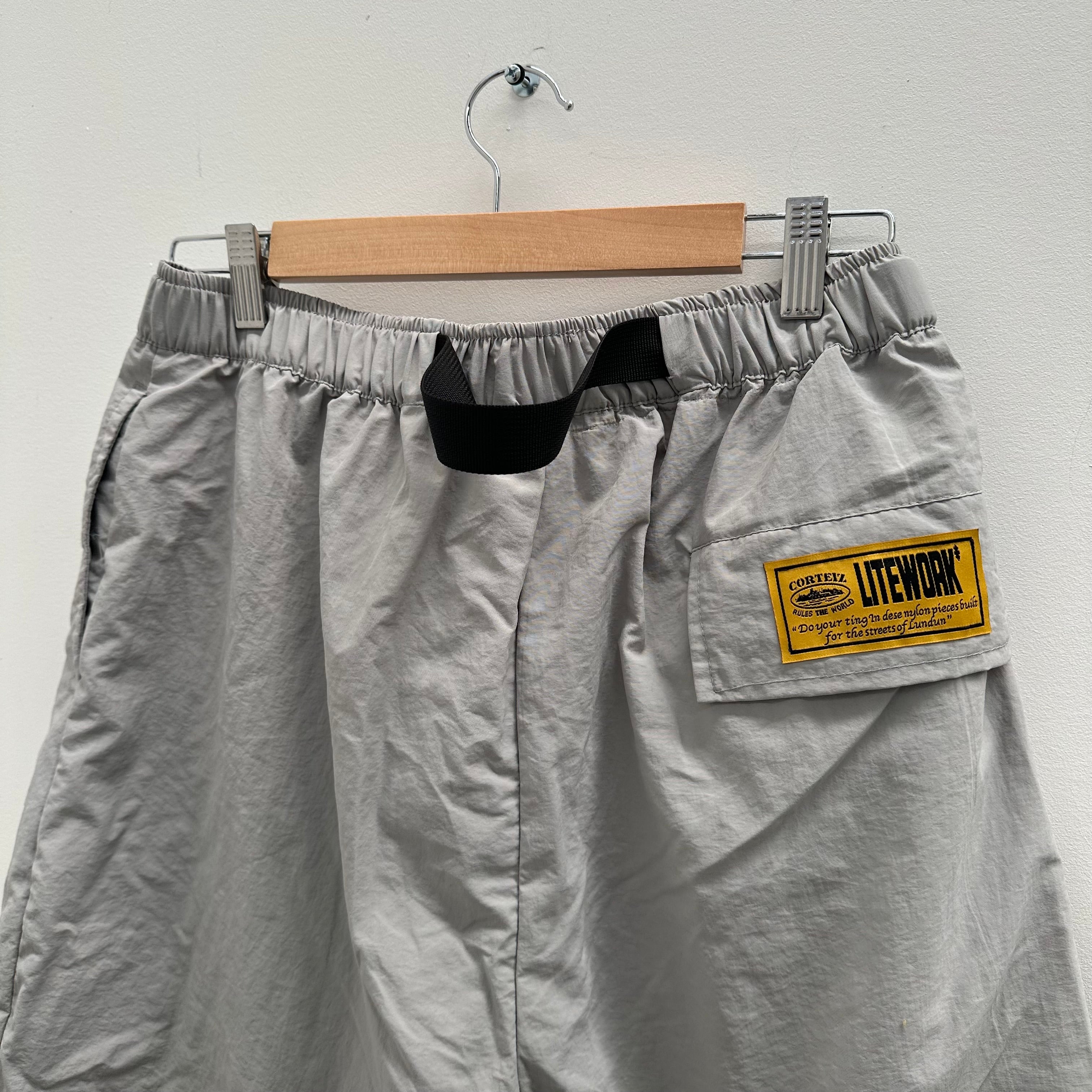 Corteiz CRTZ Nylon Shorts Grey (Size L)
