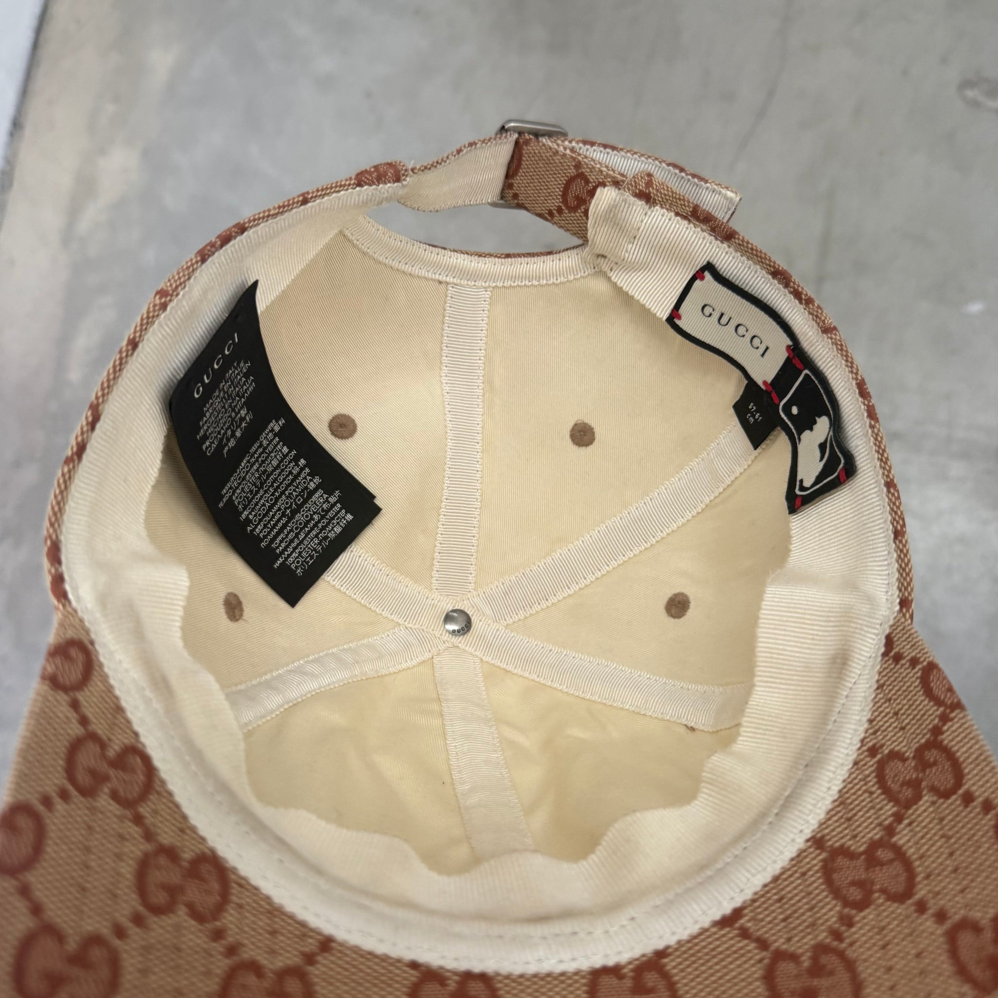 Gucci NY Yankees Logo GG Cap
