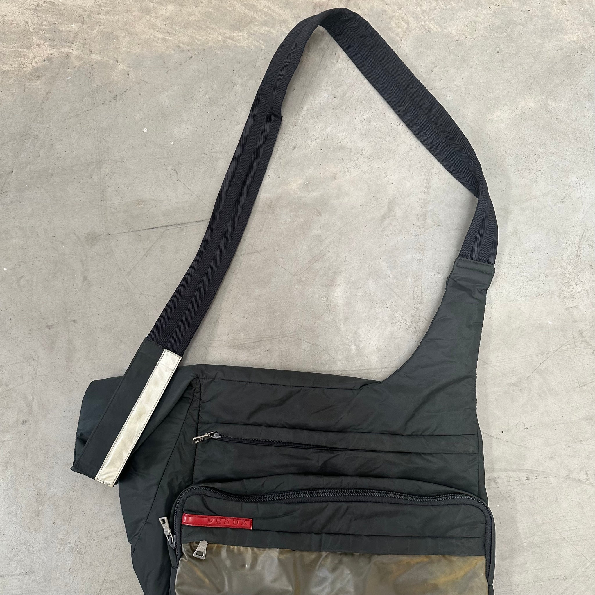 Prada Sport Front Logo Shoulder / Messenger Bag