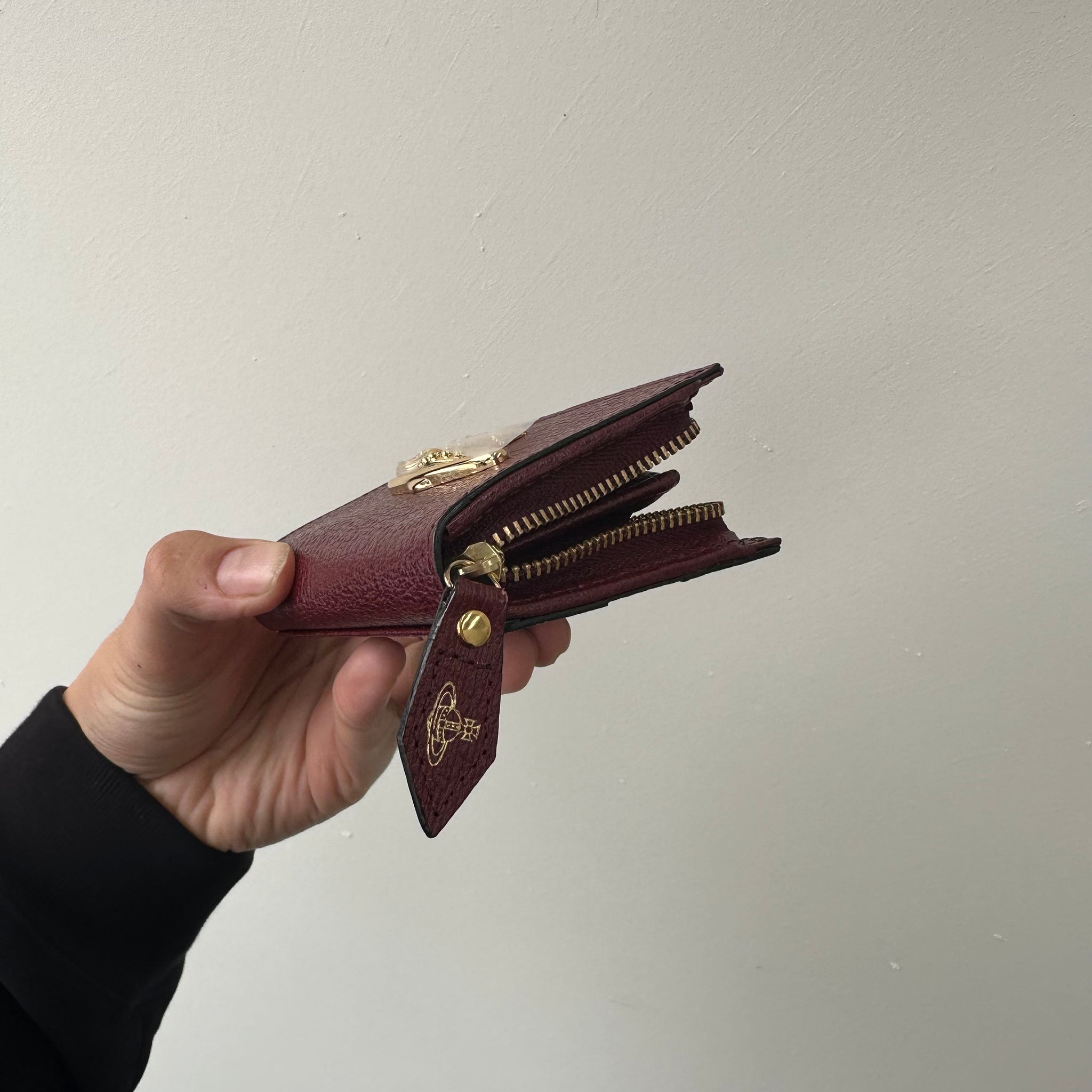 Vivienne Westwood Zip Around Red Wallet