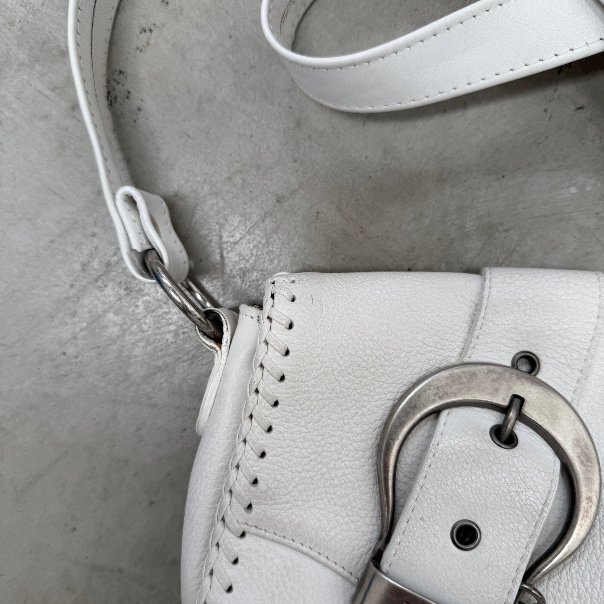 Dior Gaucho Leather Saddle Bag