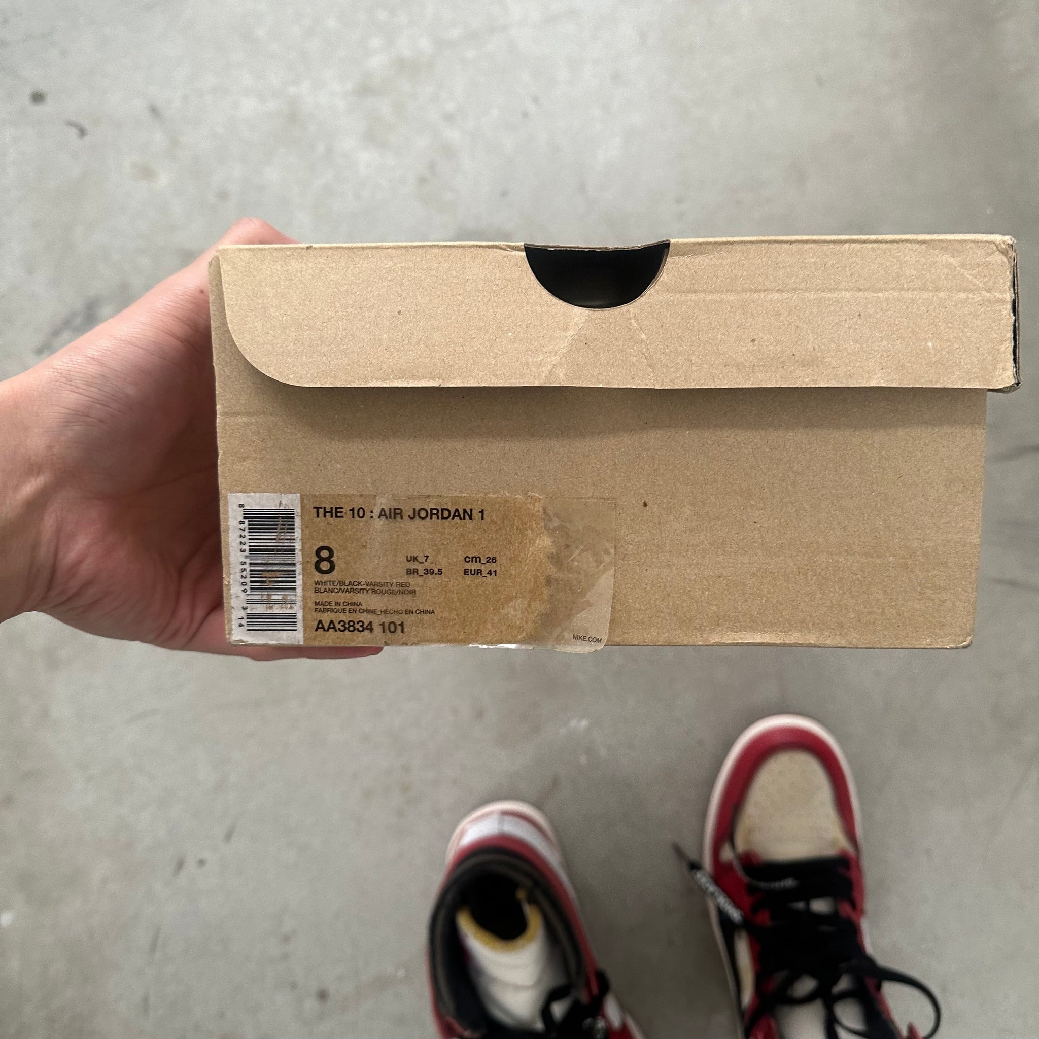 Off-White x Air Jordan 1 Retro High OG 'Chicago' US8