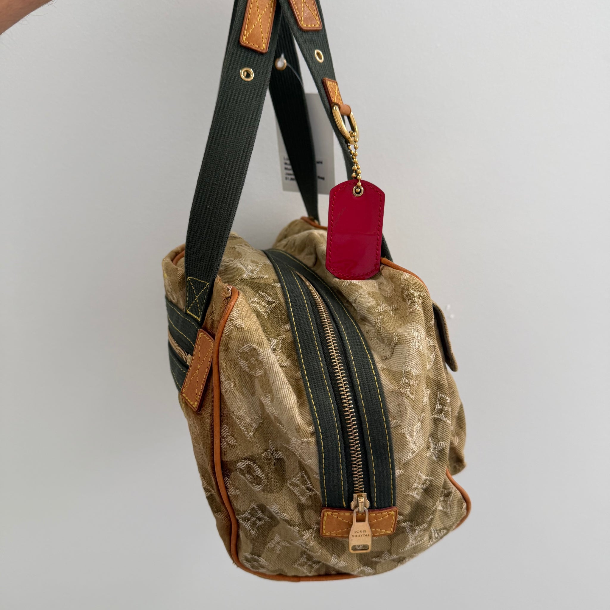 Louis Vuitton Takashi Murakami Denim Monogramouflage Jasmine Shoulder Bag