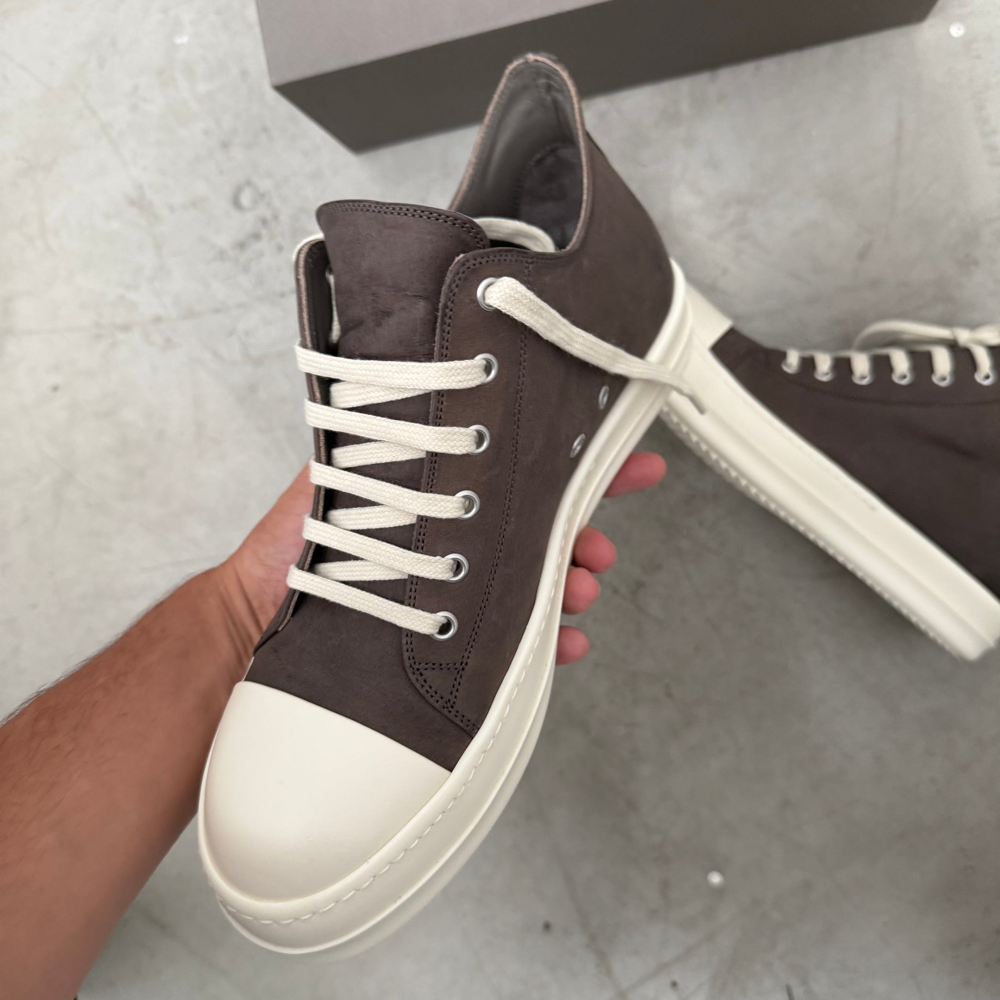 Rick Owens Ramone EDFU Low Brown (Size 42/ US9)