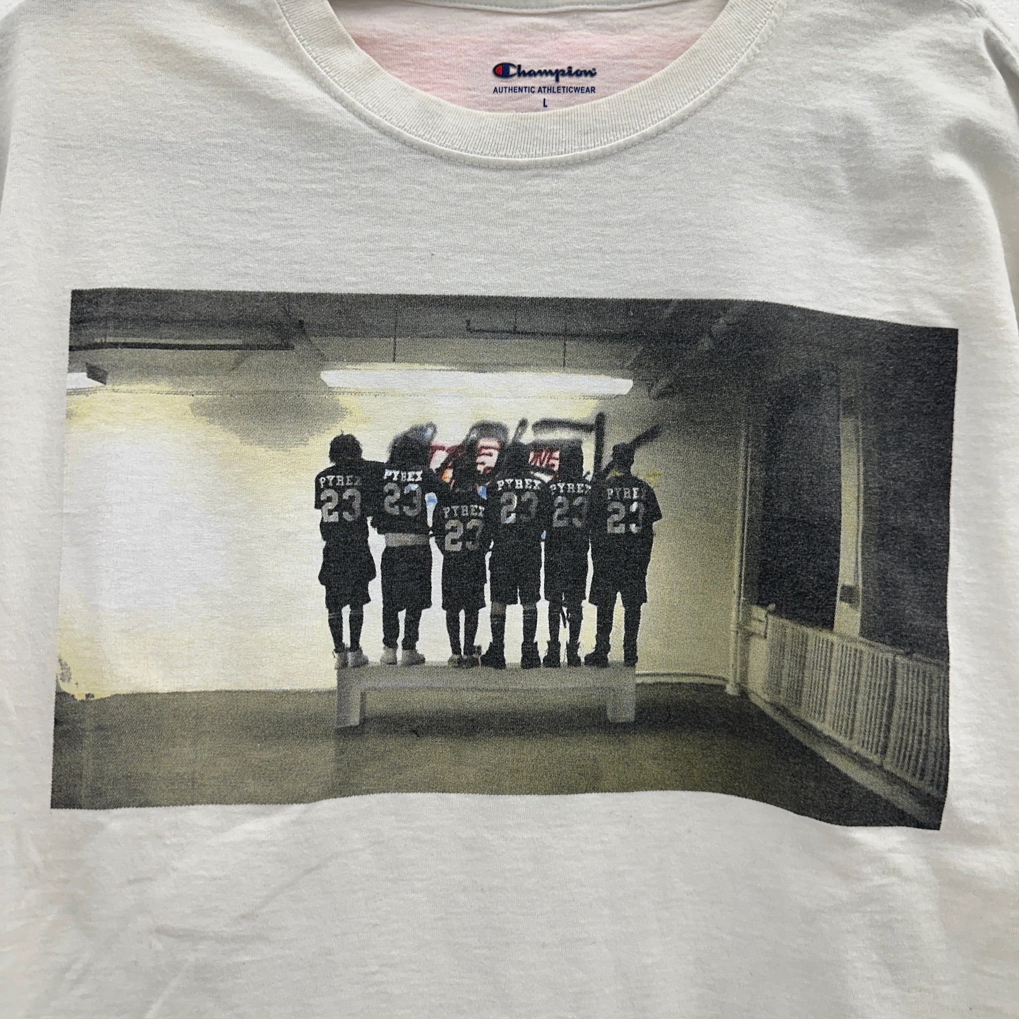 Virgil Abloh Champion Figures of Speech Football Tee White Size L