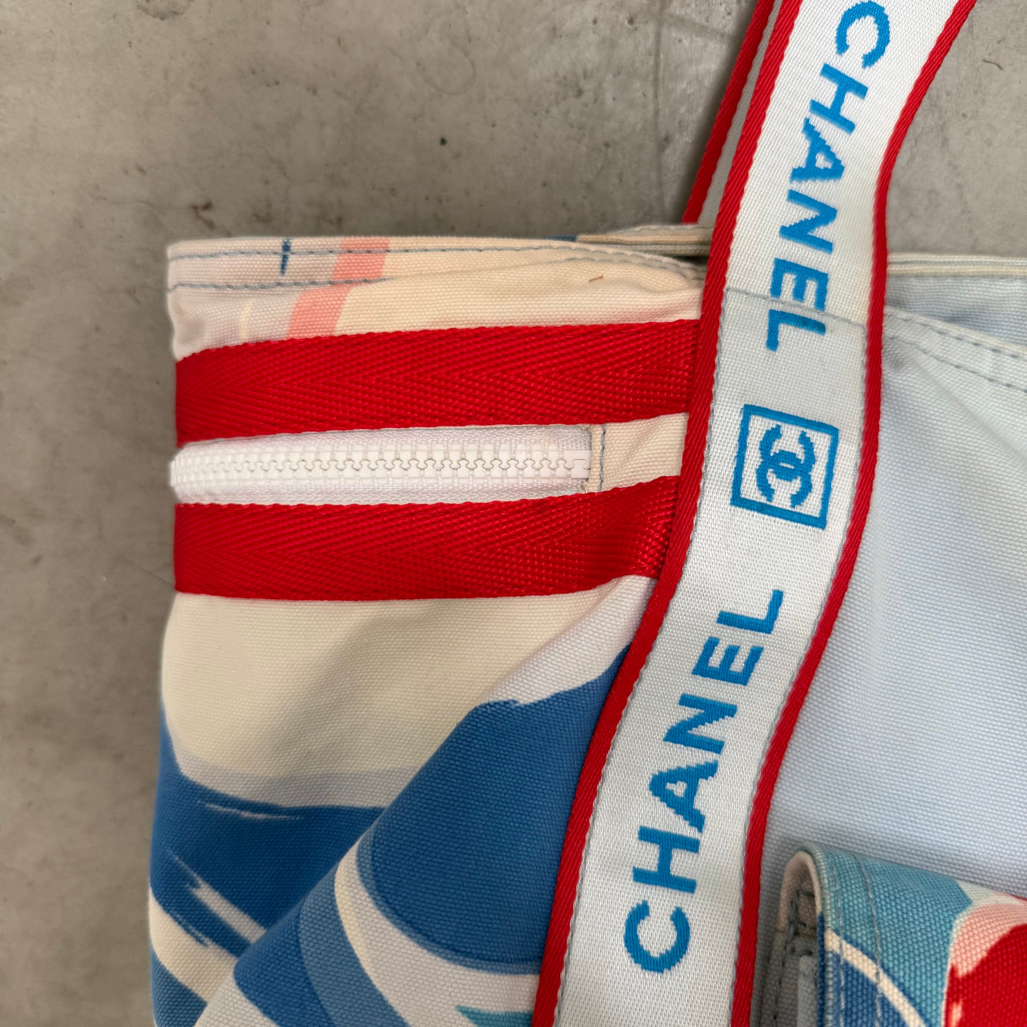 Chanel Sport Line Surf High Summer Camellia Tote Bag