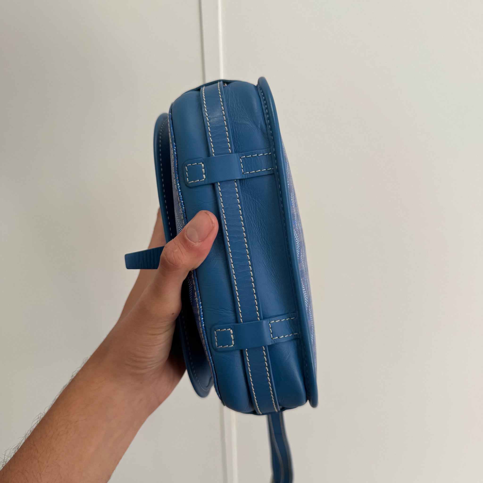 Goyard Belvedere PM Messenger Bag Sky Blue