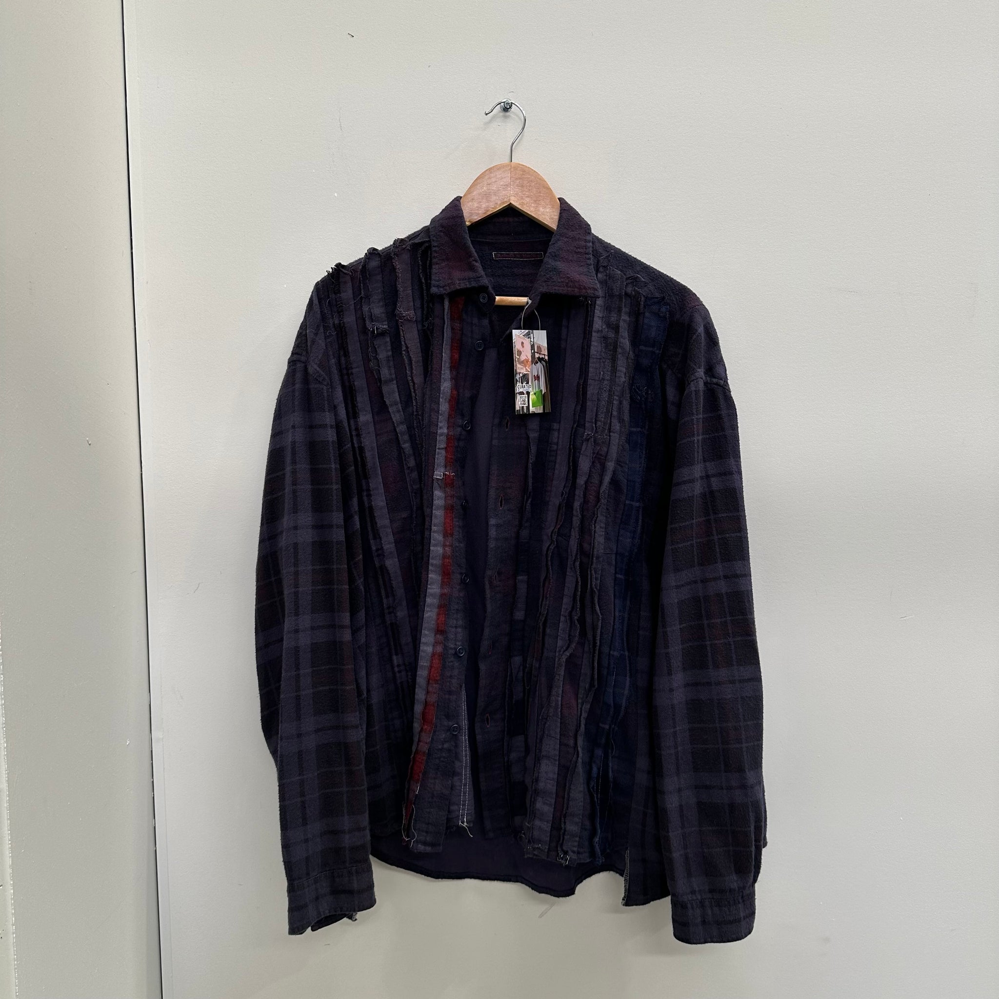 Needles Purple Flannel 7 Cut Shirt (fits L-XL)