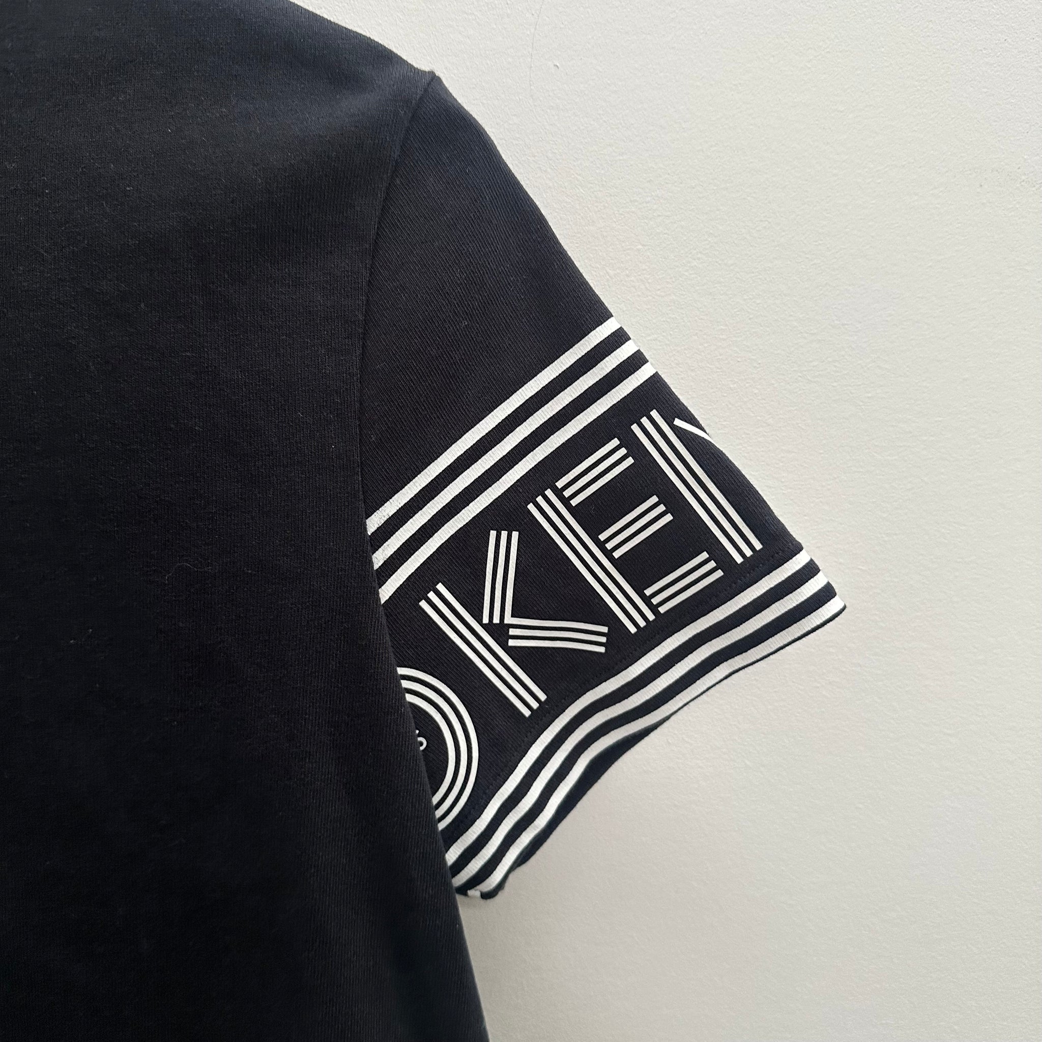 Kenzo Black Sleeve Logo Tshirt (Size S)