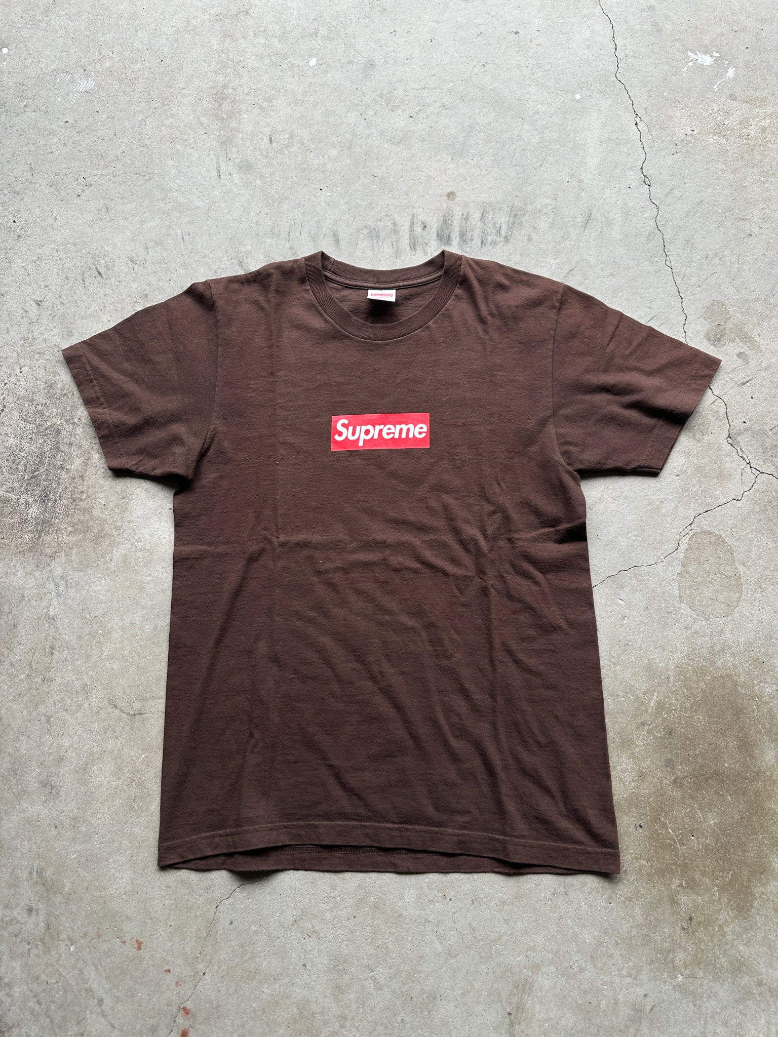 Supreme 20th Anniversary Box Logo T Shirt Brown (Size M) – Curated 