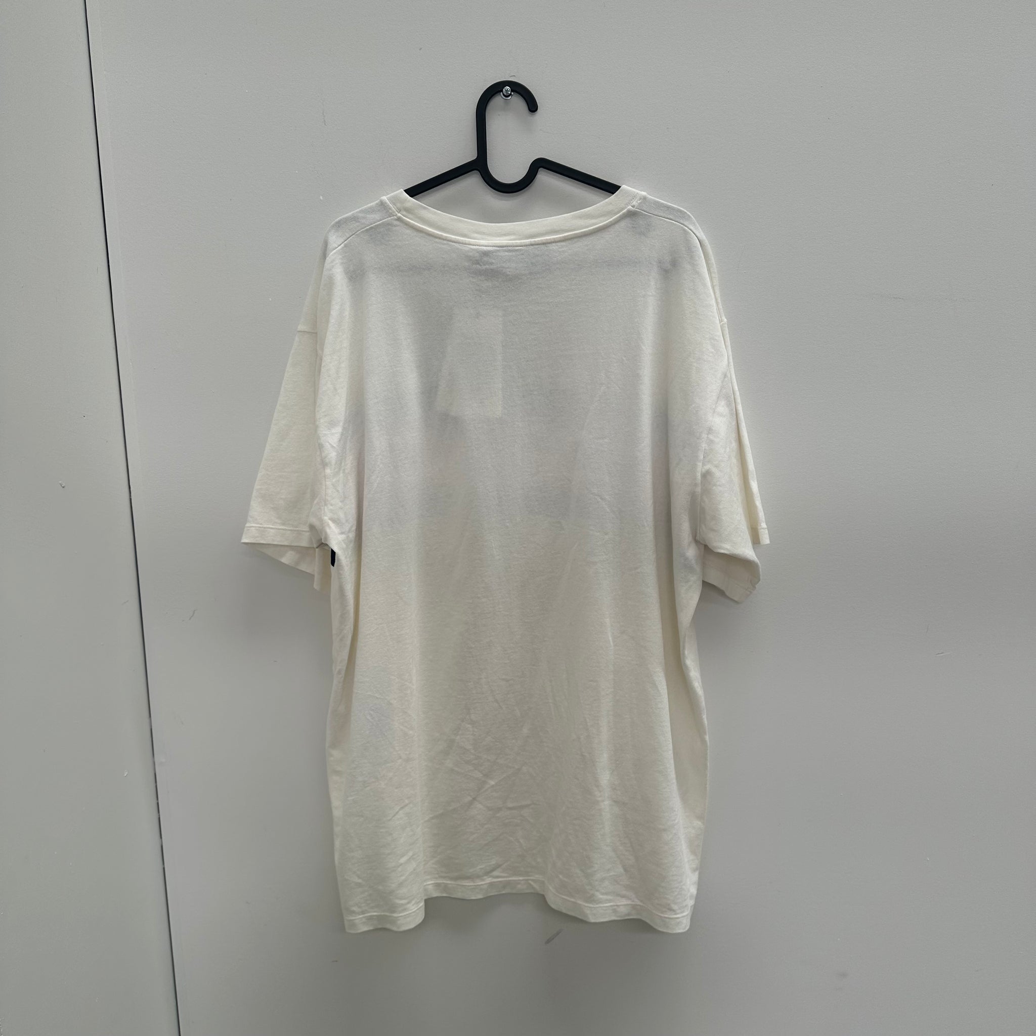 Gucci White Interlocking G Stripe T-Shirt (Size L)