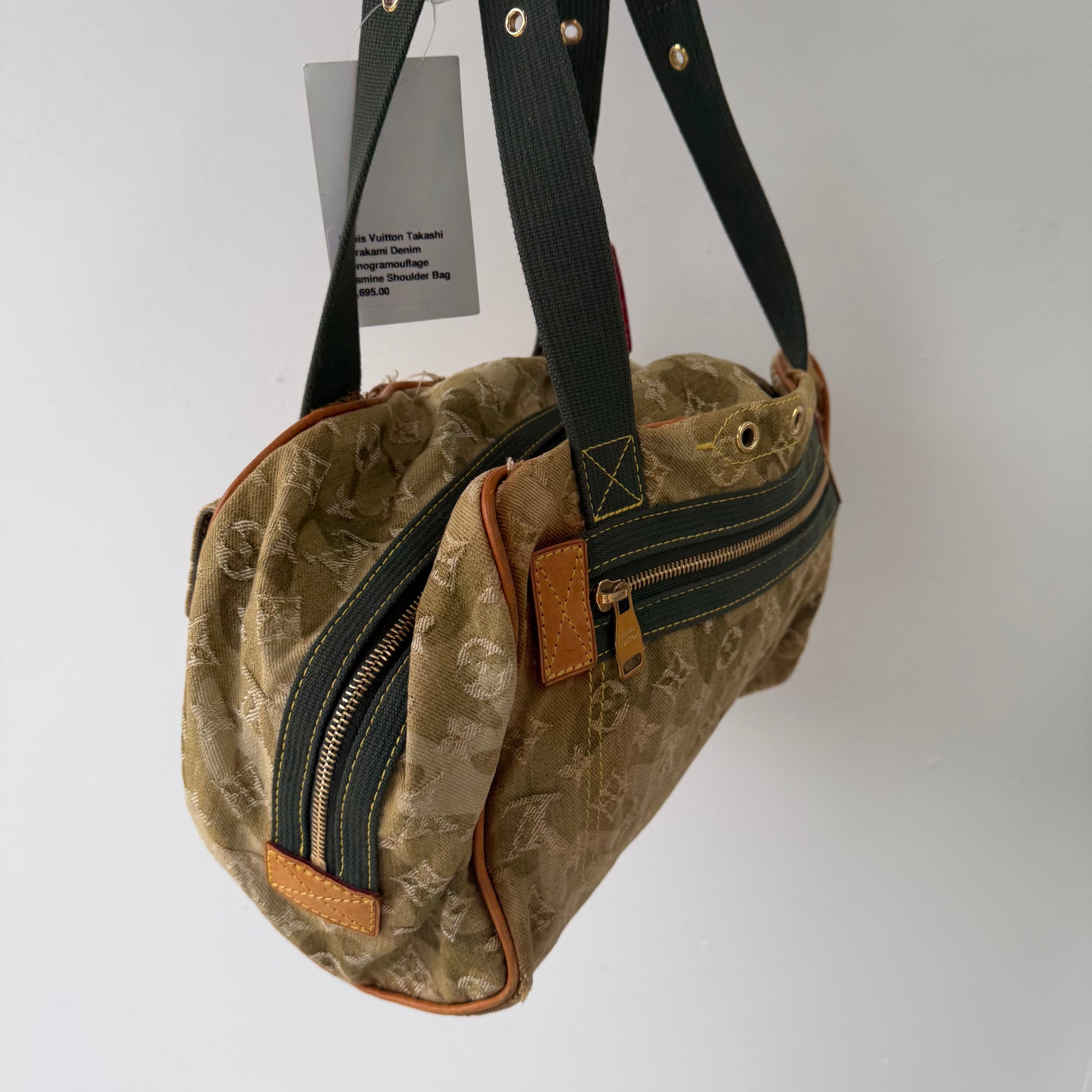 Louis Vuitton Takashi Murakami Denim Monogramouflage Jasmine Shoulder Bag