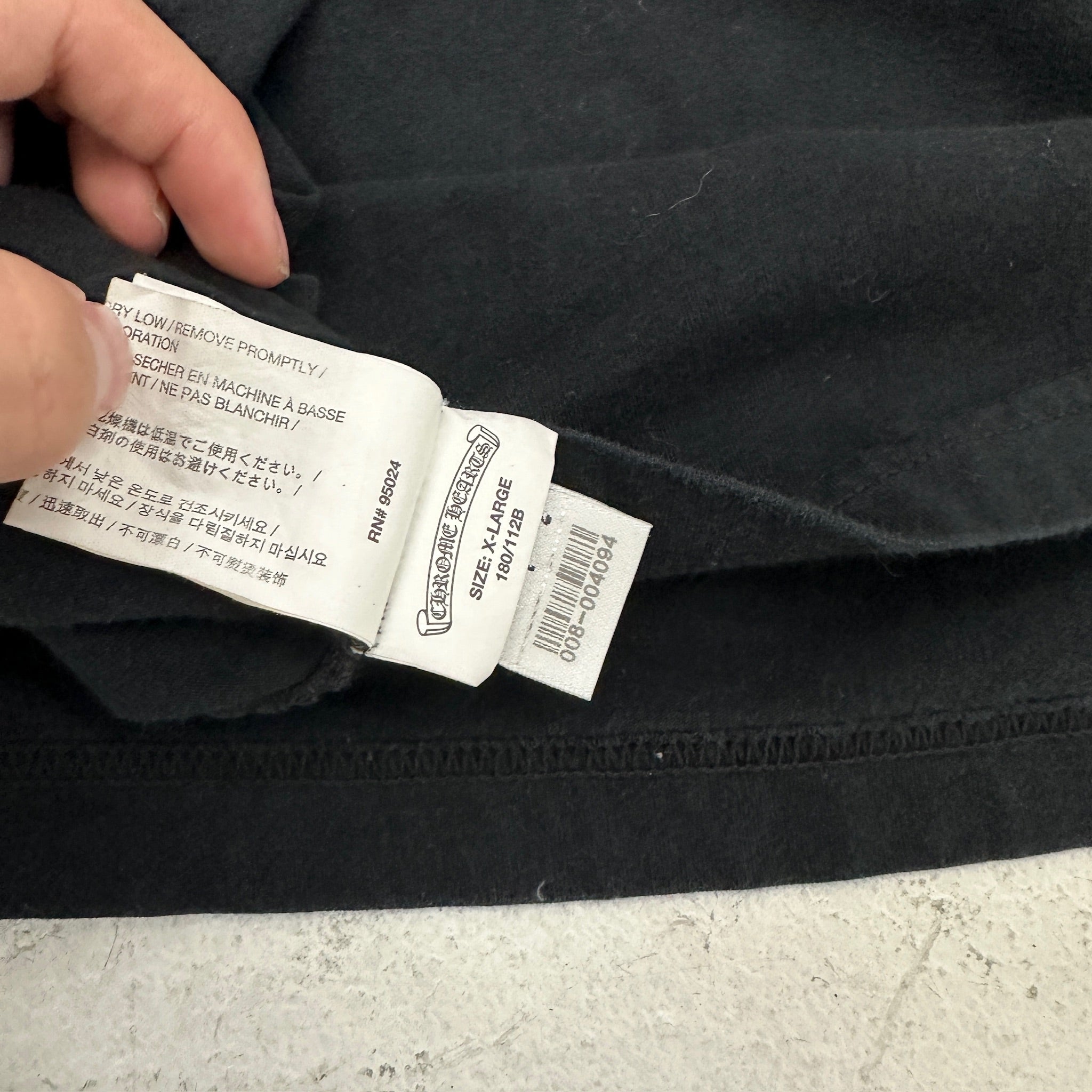 Chrome Hearts NYC Tee Black Size XL