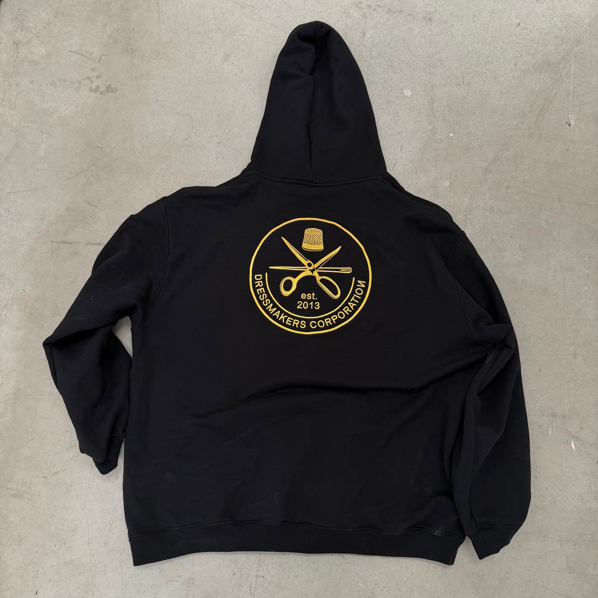 Vetements Police Security Dressmakers Hoodie Black (fits L-XL)