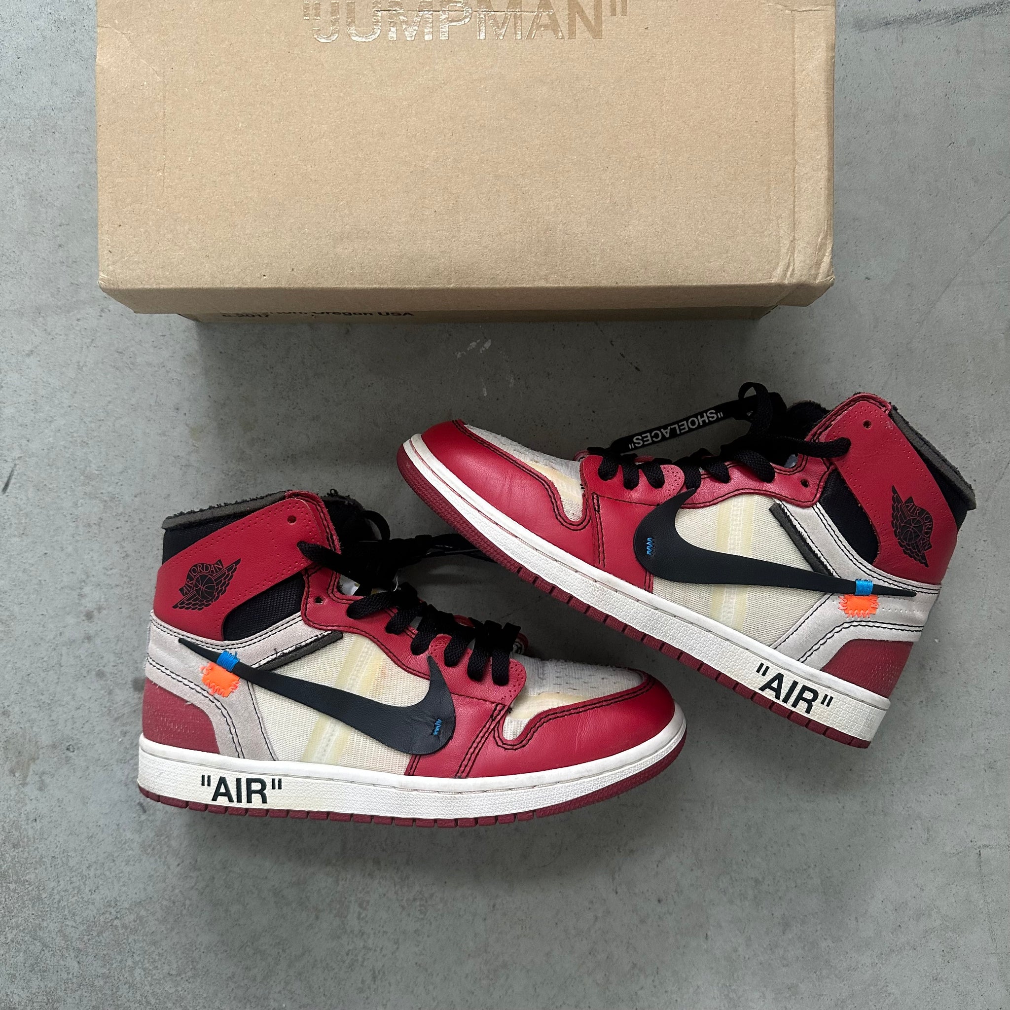Off-White x Air Jordan 1 Retro High OG 'Chicago' US8