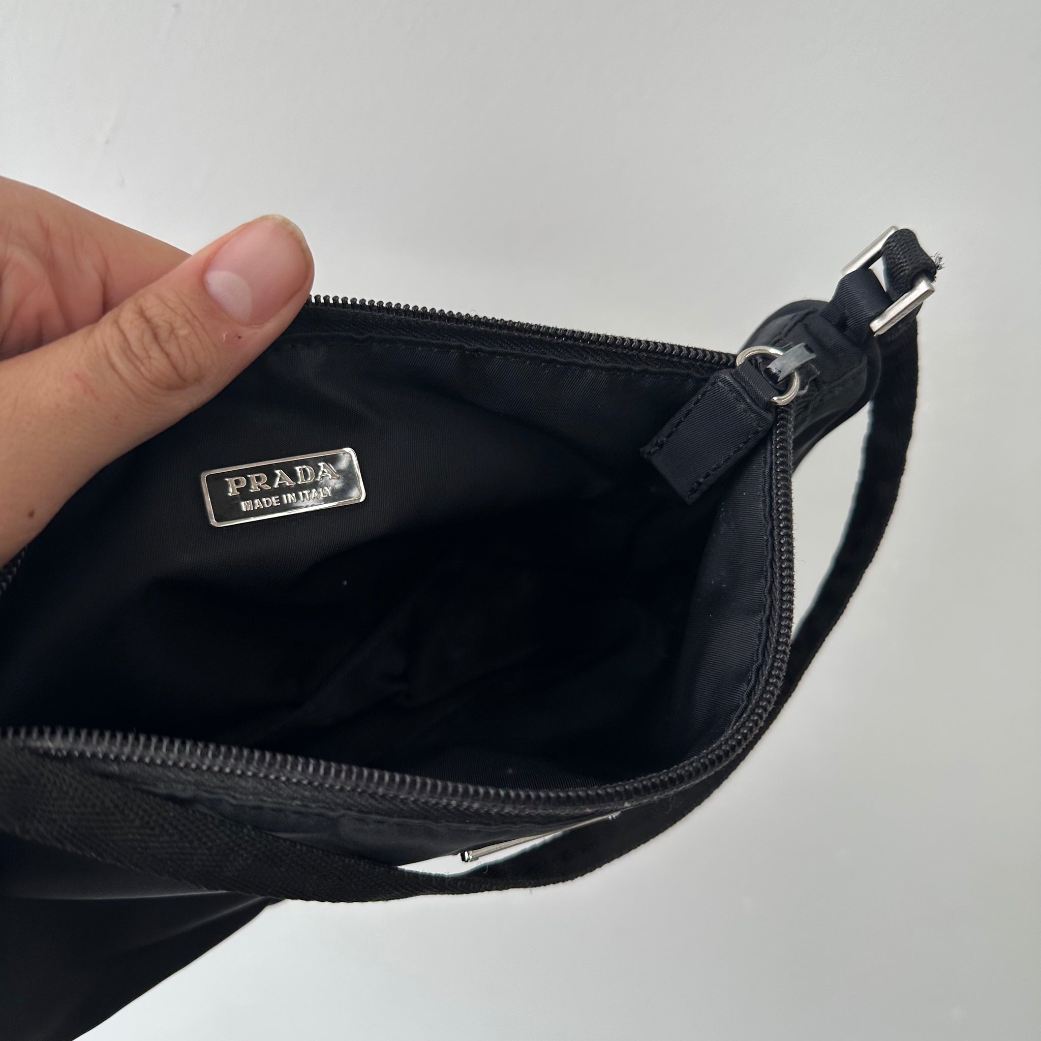 Prada Black Pochette Shoulder Bag
