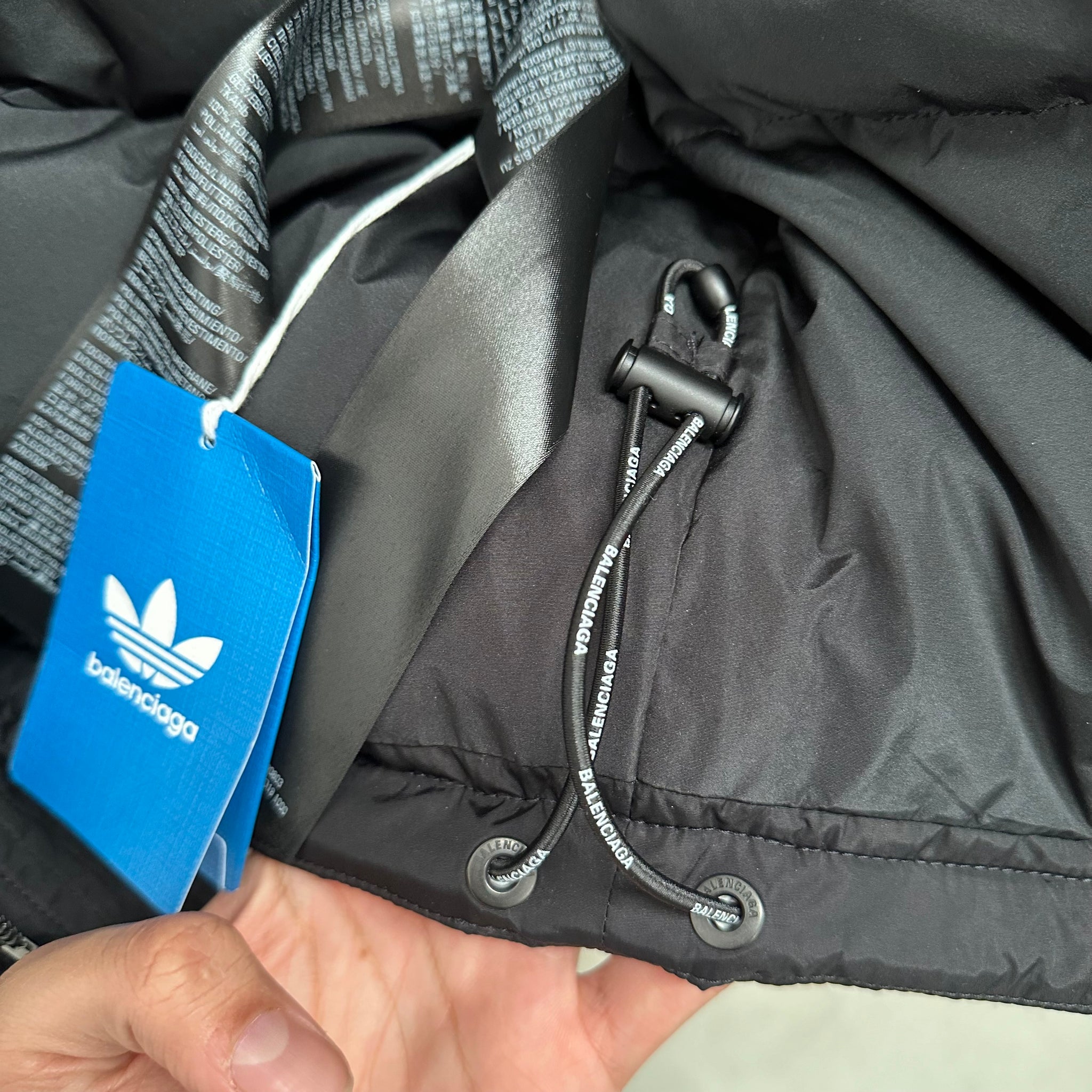 Balenciaga x Adidas Puffer Jacket in Black