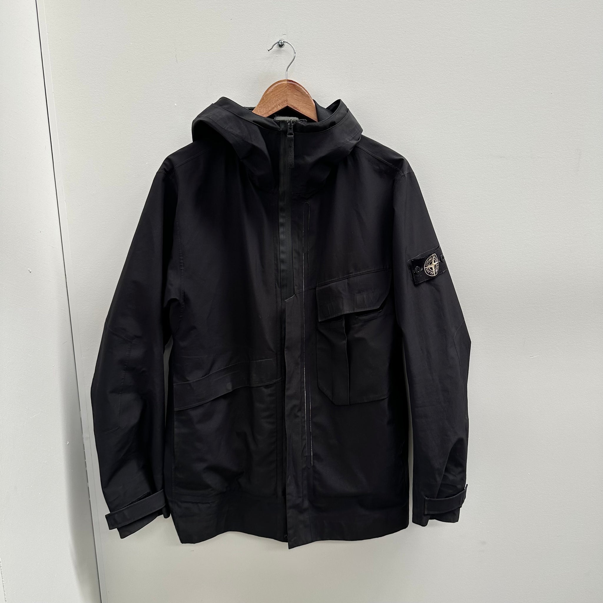 Stone Island Tank Shield Multi Layer Hooded Jacket (Size L)