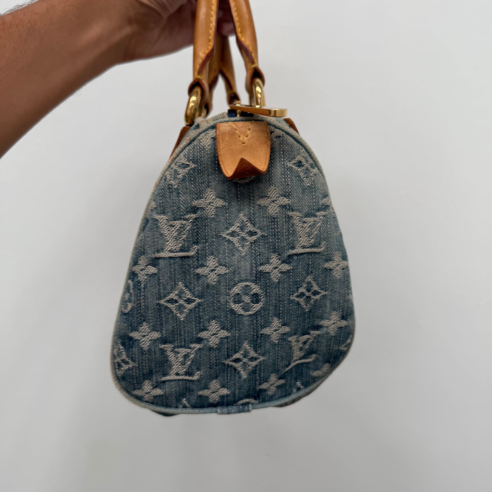 Louis Vuitton Monogram Denim Neo Speedy Blue