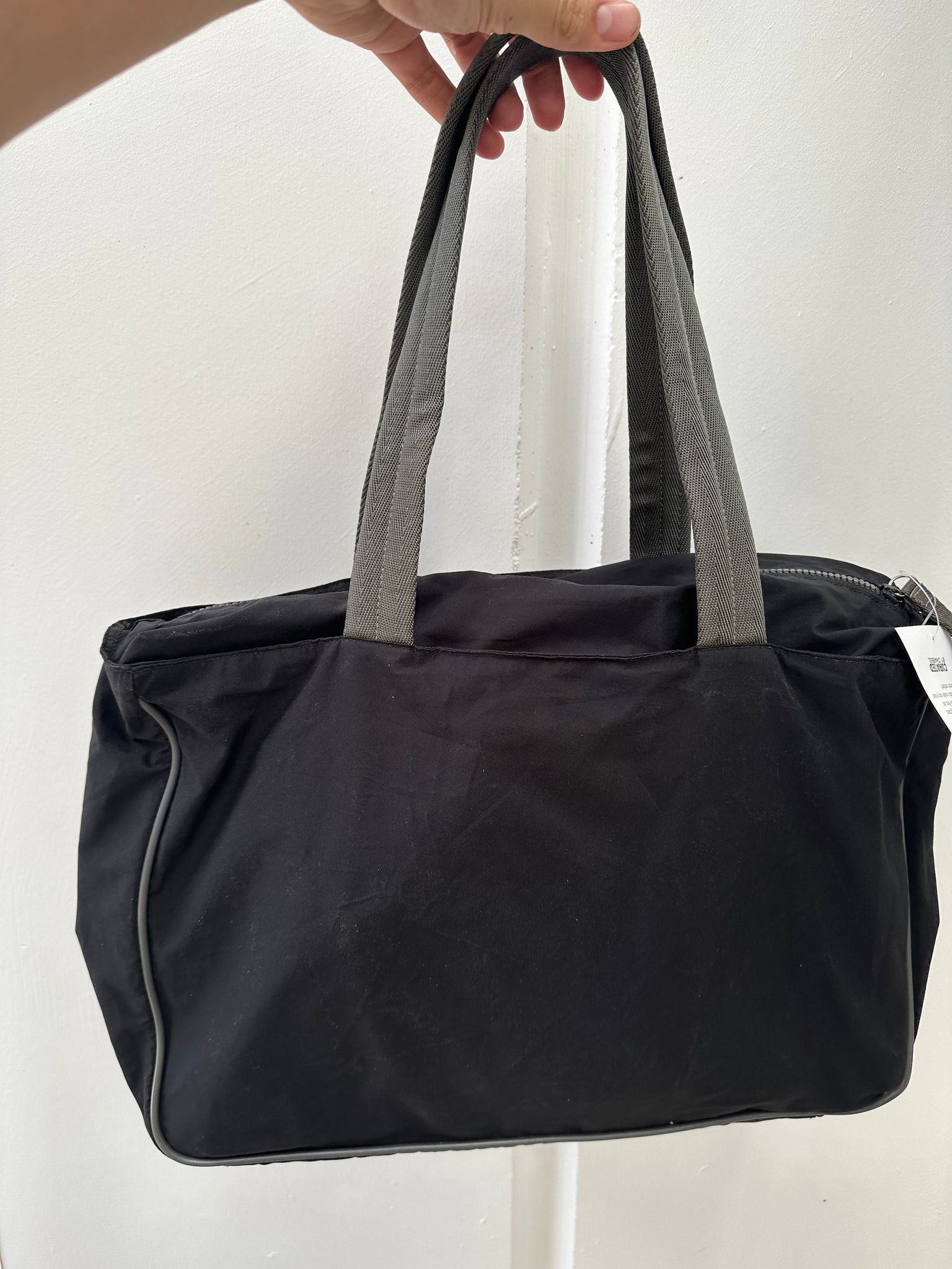 Prada Square Sports Bag Nylon Black