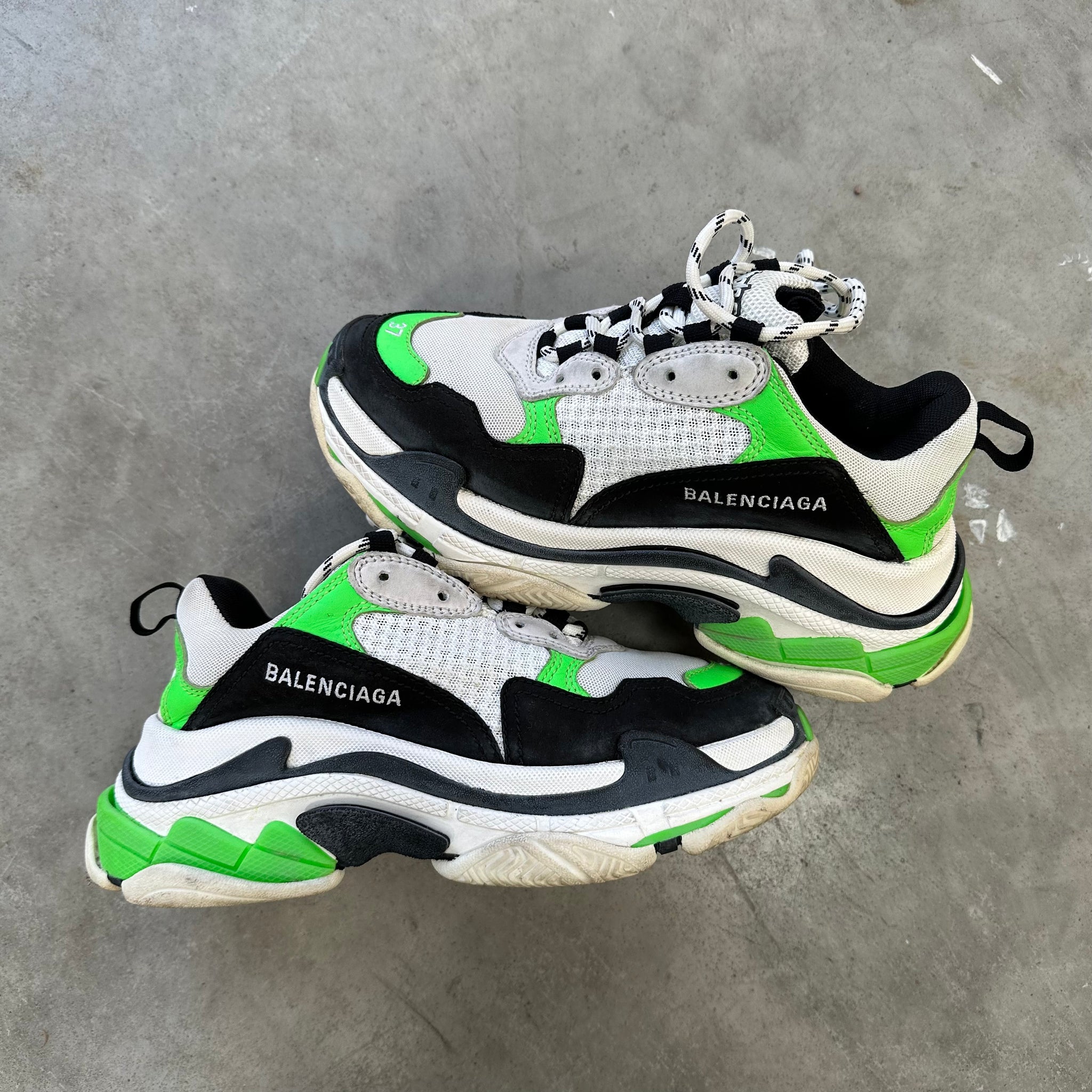 Neon Green And Black Balenciaga Balenciaga Neon Green And Black