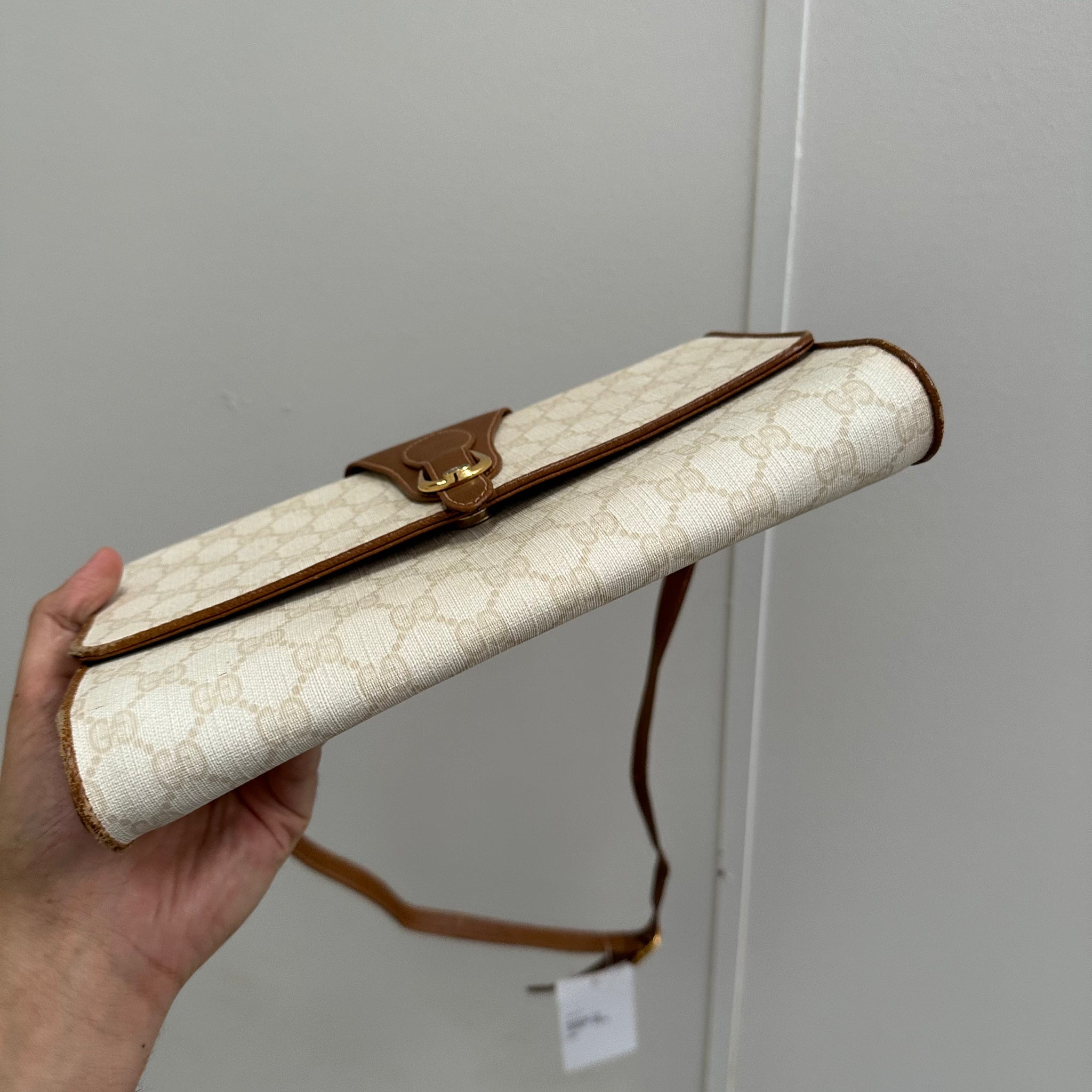 Gucci White Rectangle Crossbody Bag