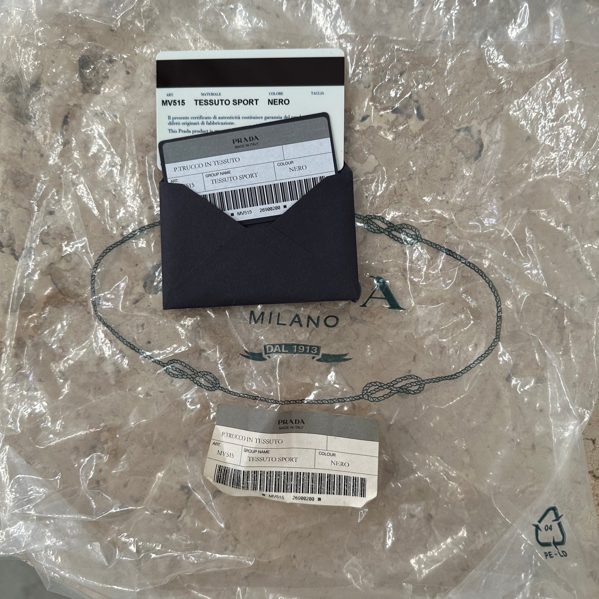 Prada Black Nylon Shoulder Hobo Bag