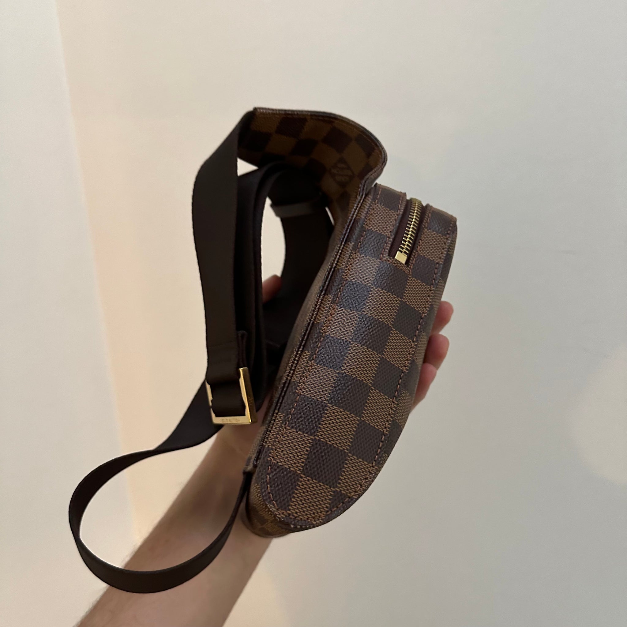 Louis Vuitton Geronimos Brown Damier Shoulder / Belt Bag