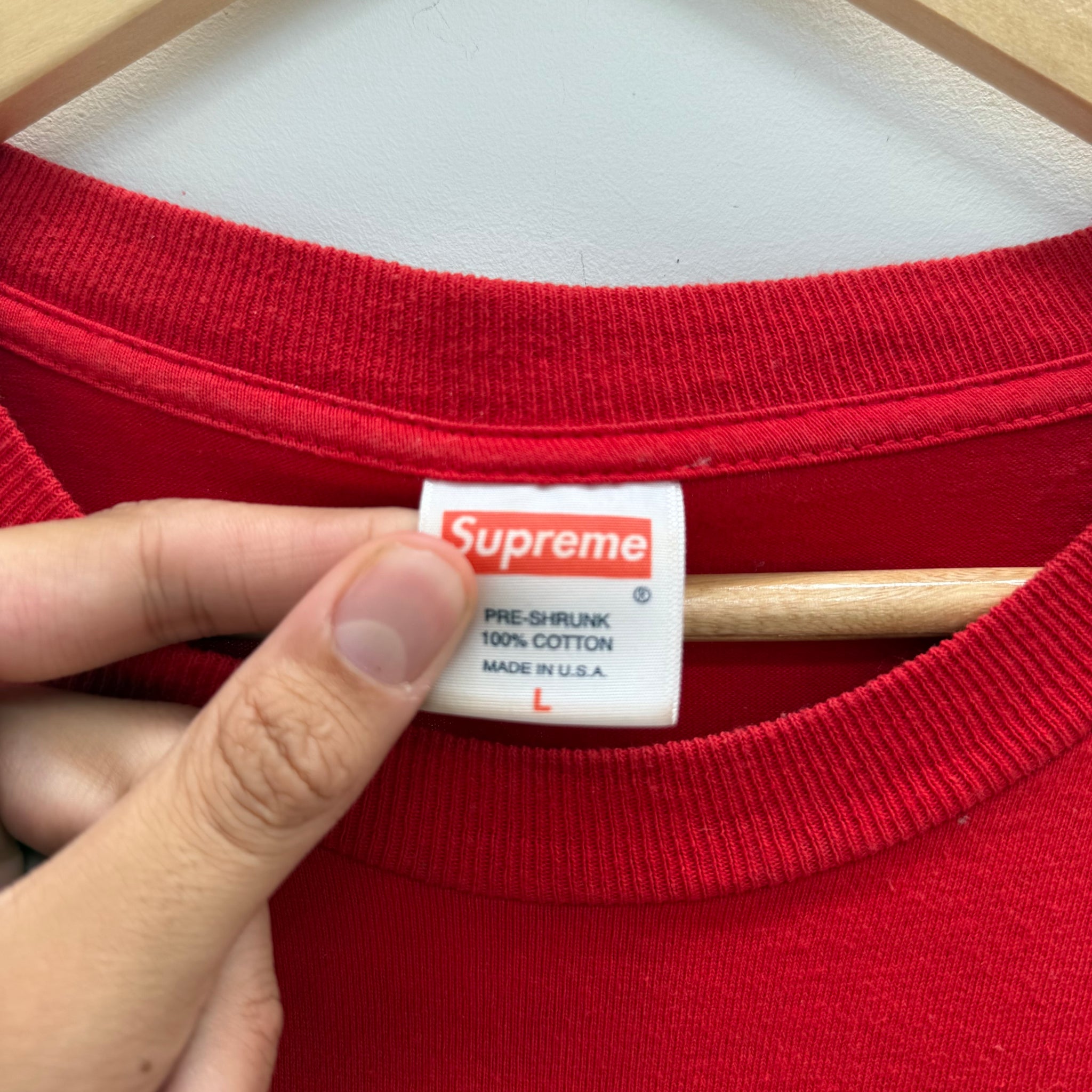 Supreme Kermit The Frog Photo Tee Red (Size L)