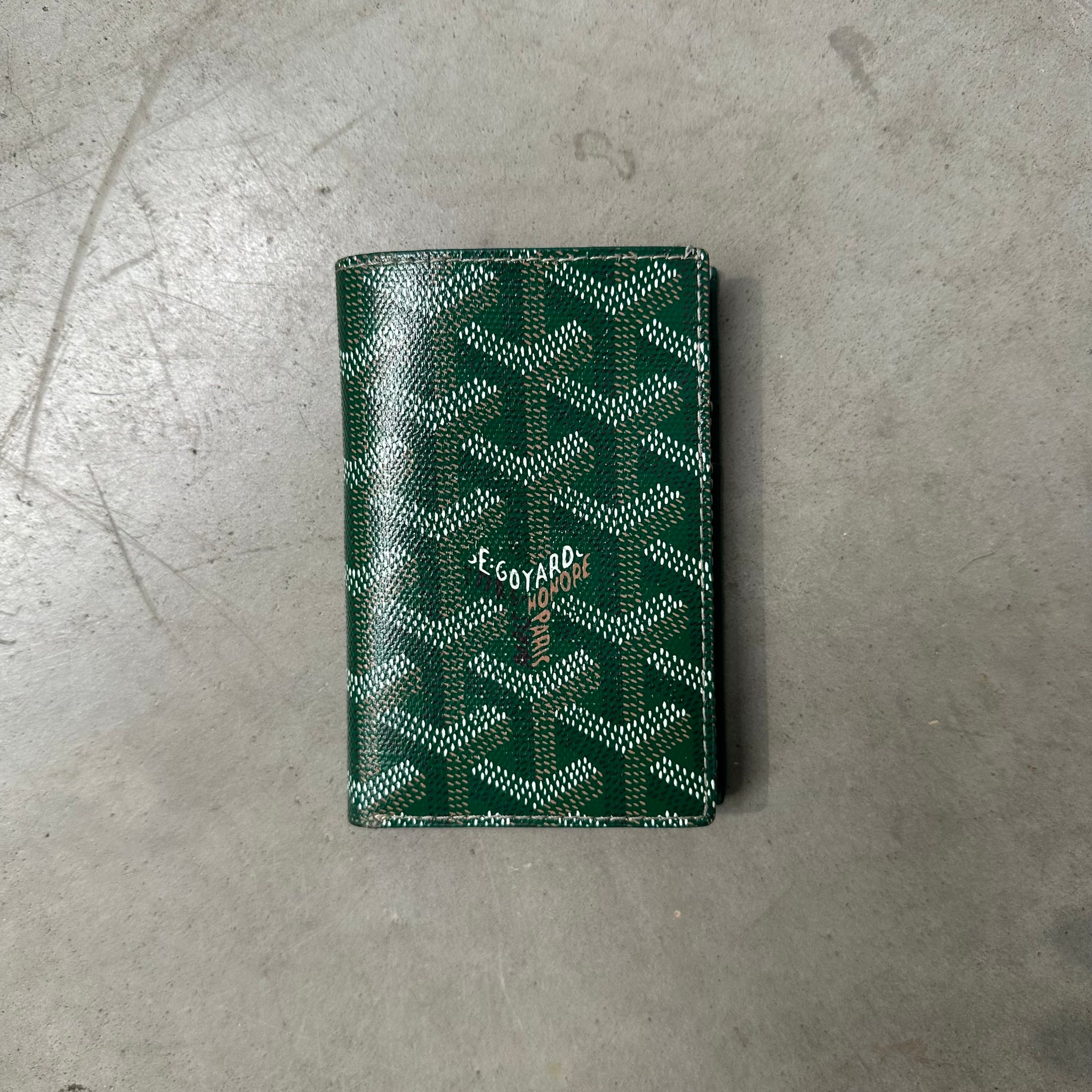 Goyard Saint Pierre Card Holder Green