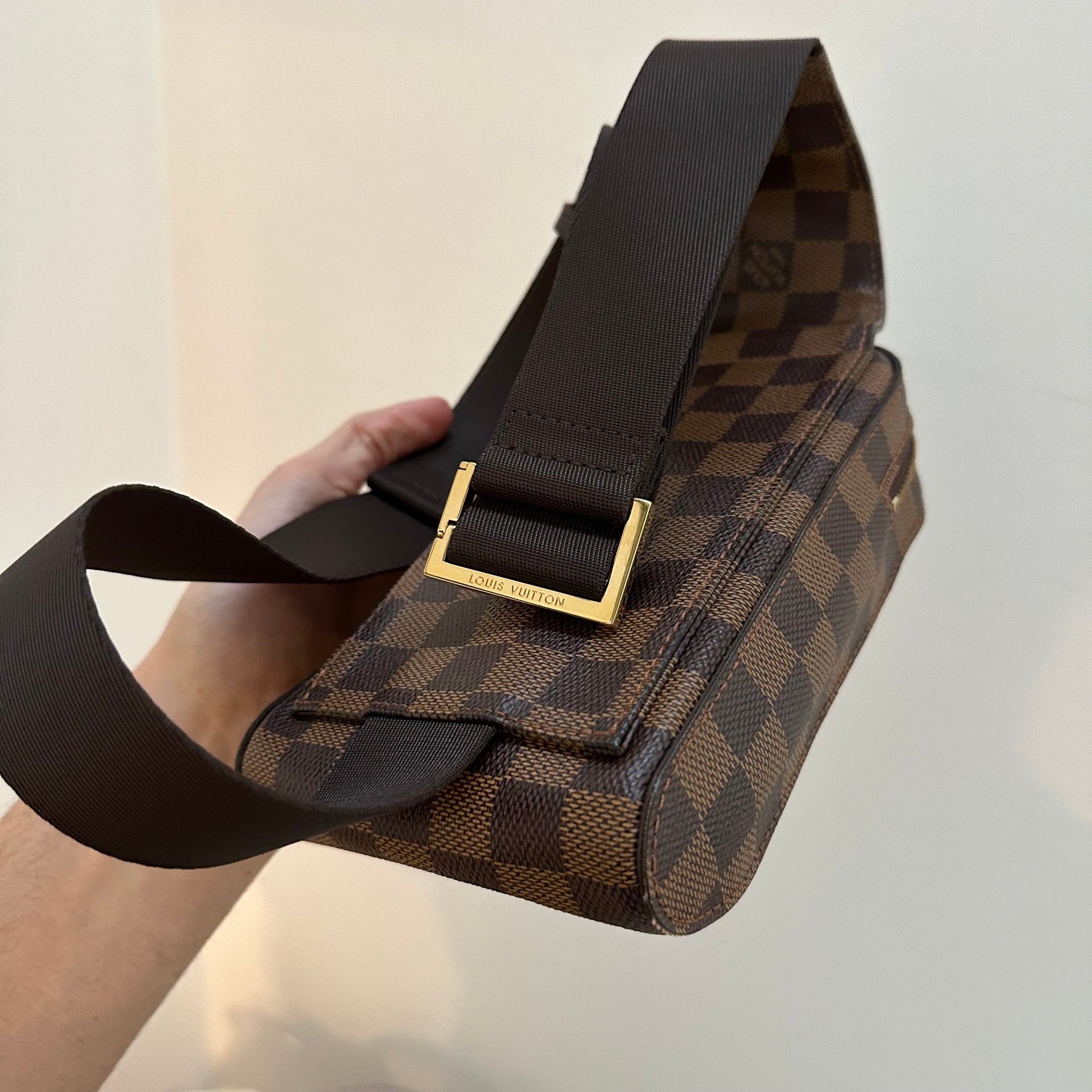 Louis Vuitton Geronimos Brown Damier Shoulder / Belt Bag